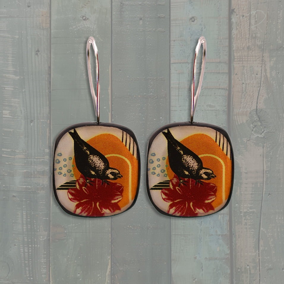 Bird Kimono Earrings