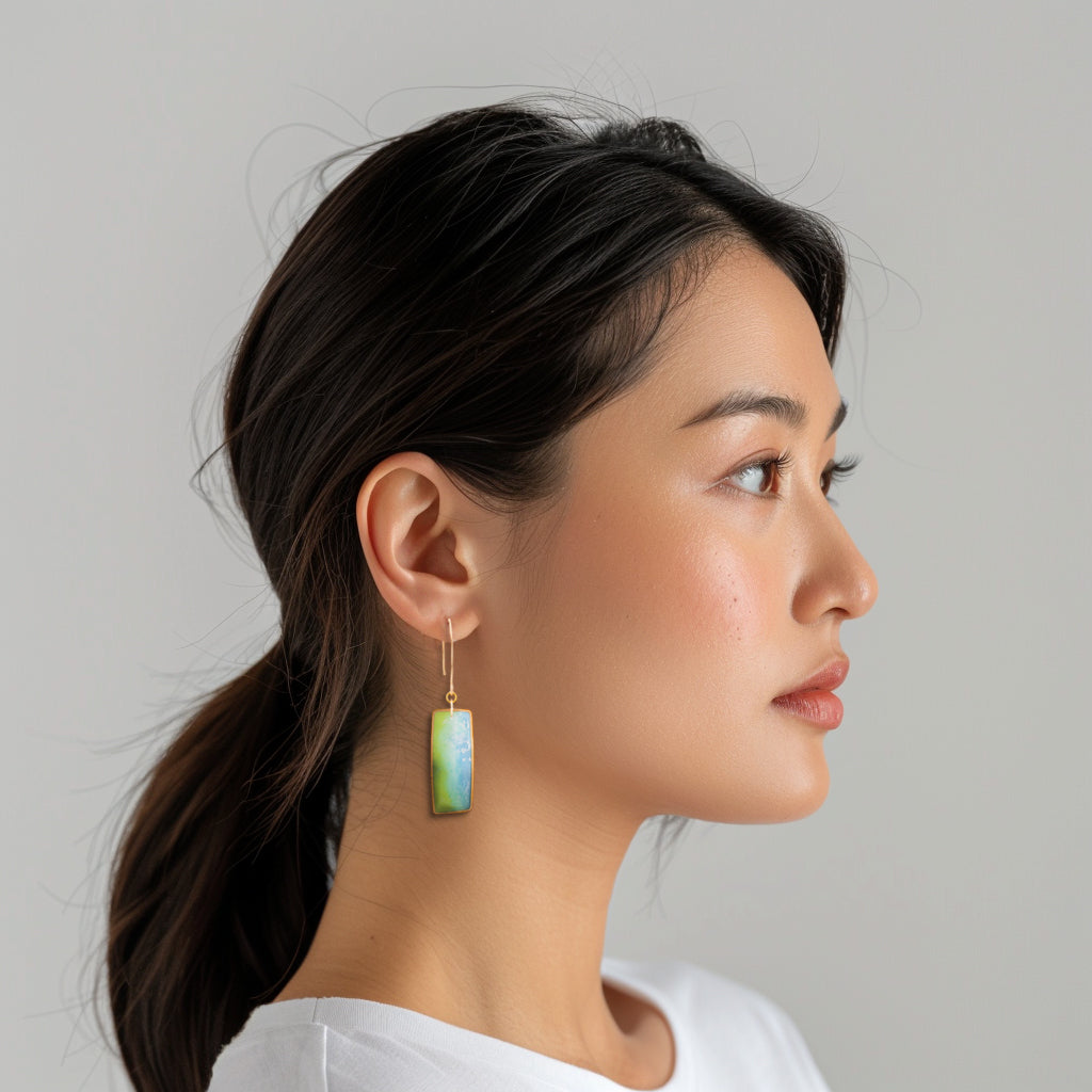 Hint of Spring Ombré Earrings