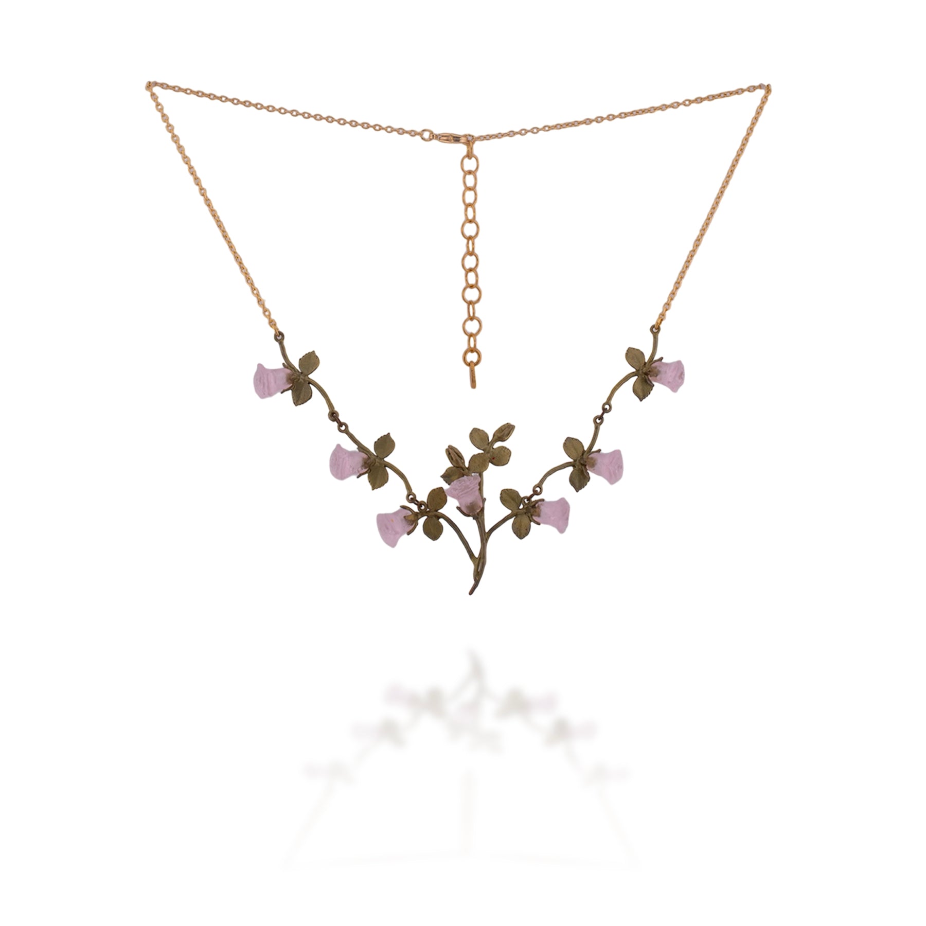 Blushing Rose Vine Necklace