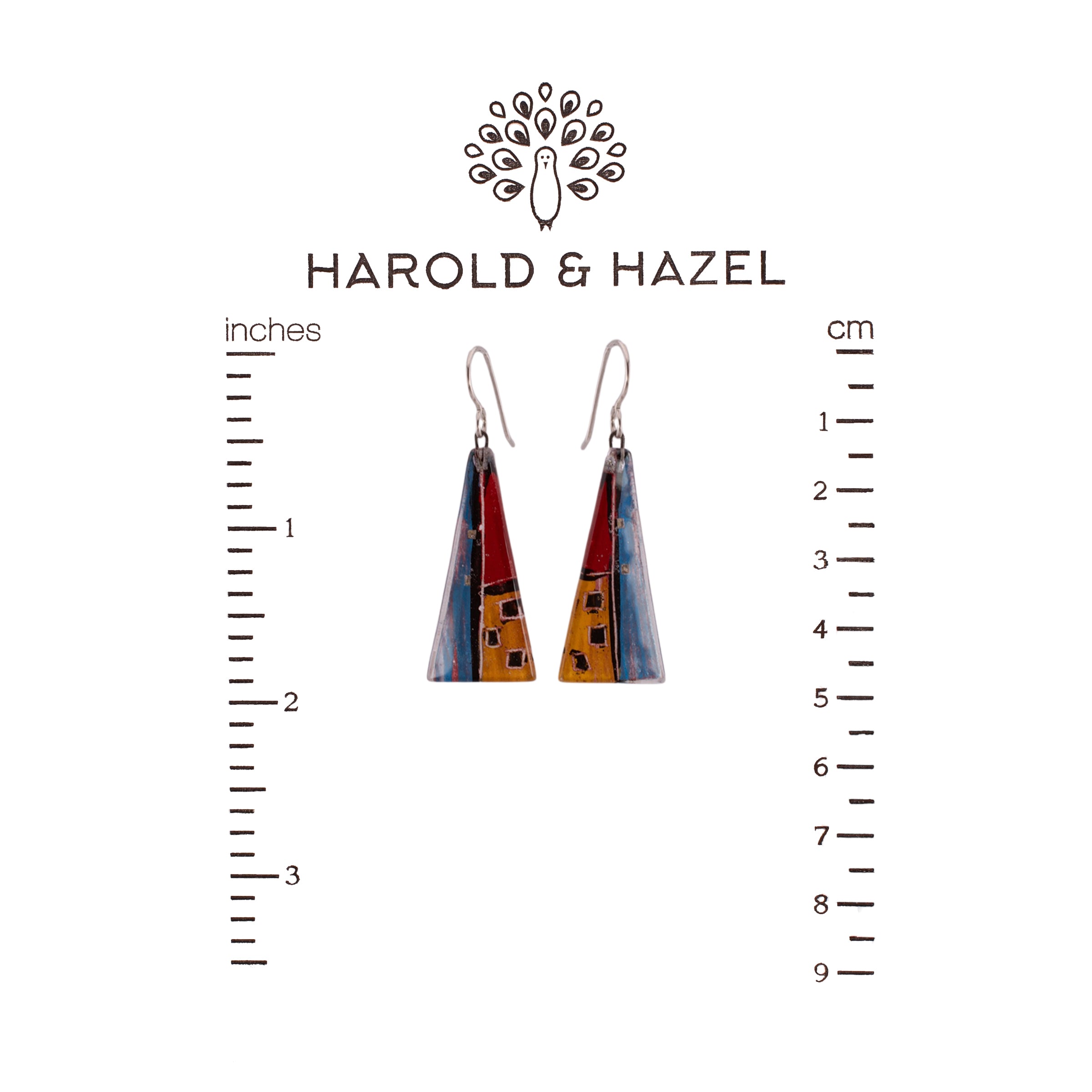 Künsthaus Triangle Earrings