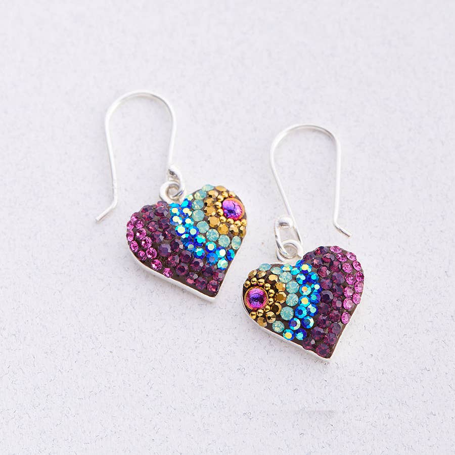 Vibrant Heart Earrings (Twilight)