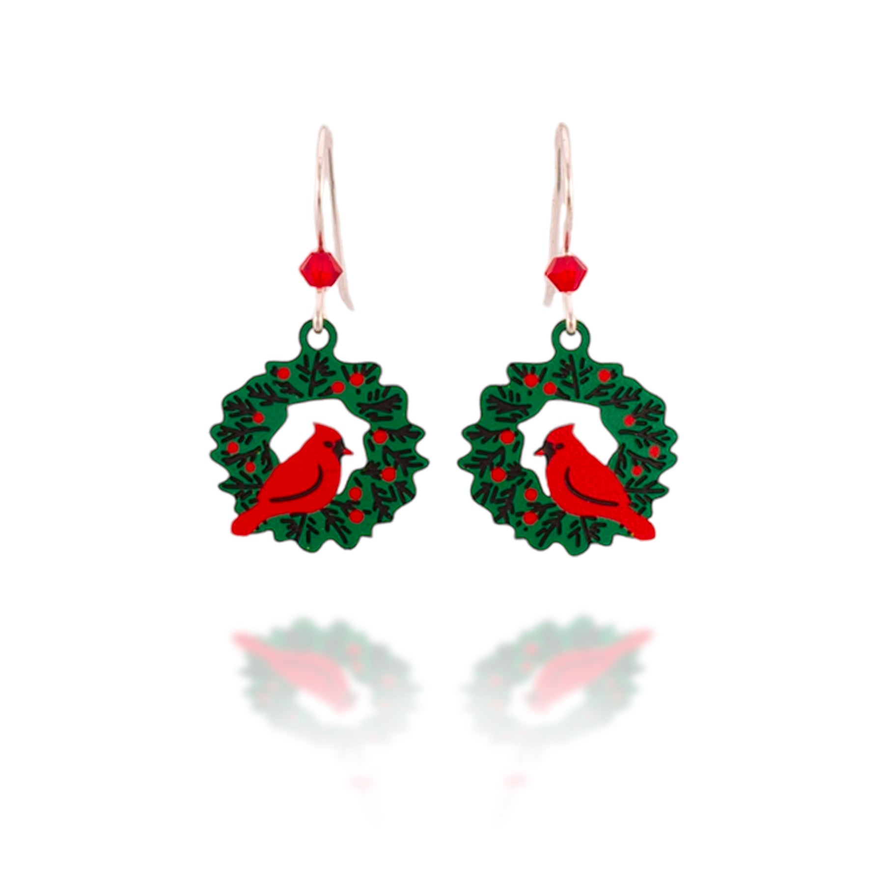 Holiday Wreath Earrings