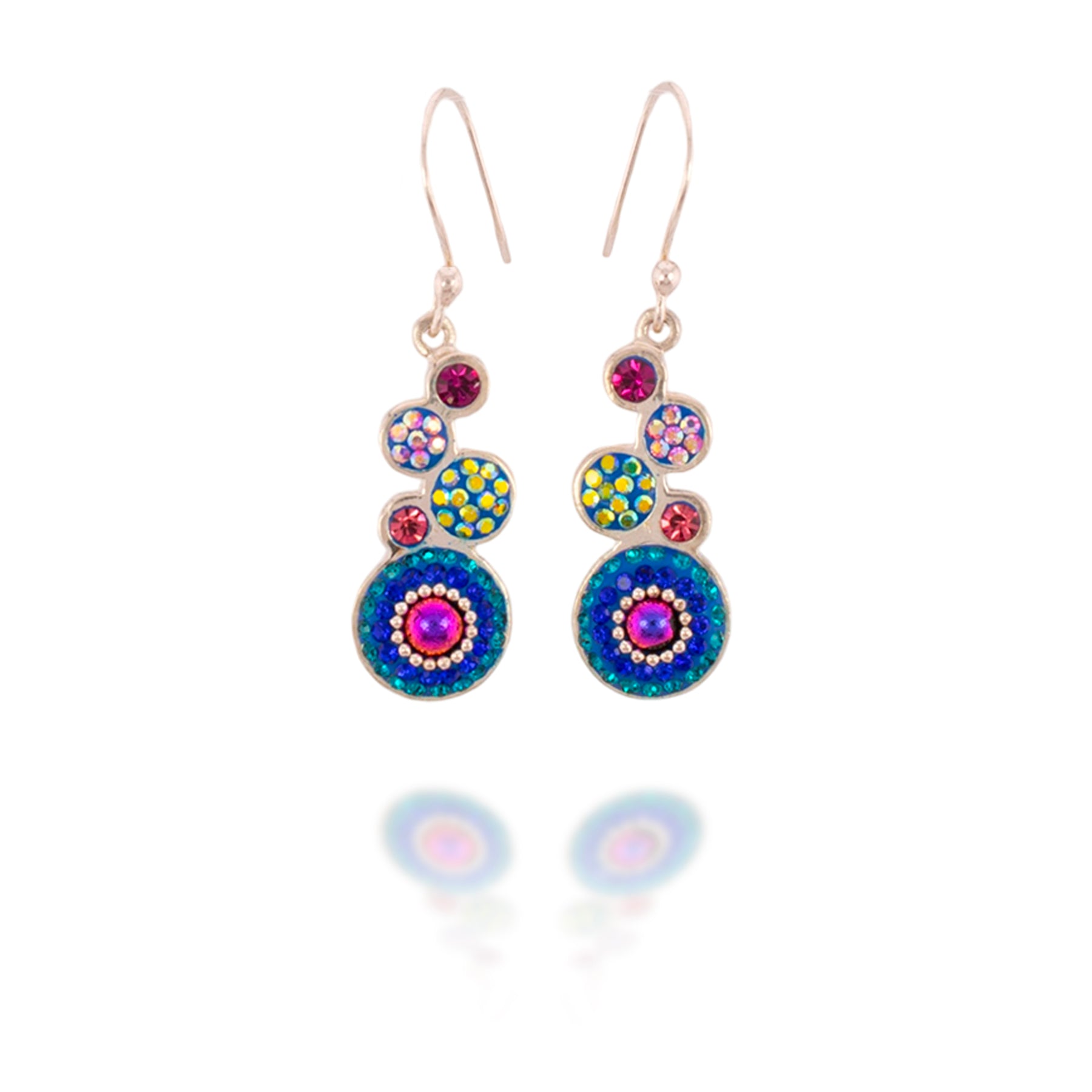 Bold Stacked Circles Earrings (Aurora)