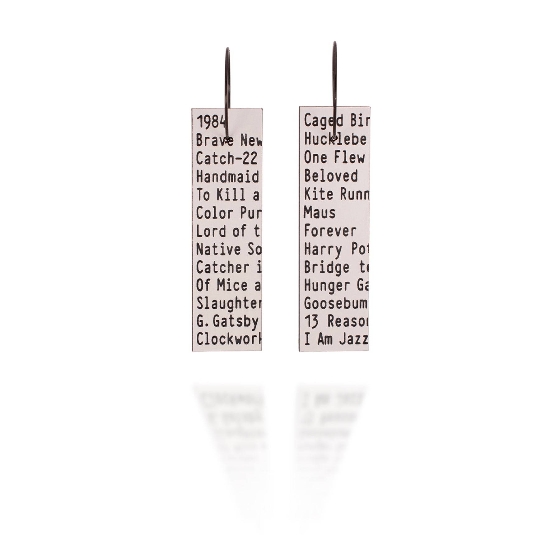 Banned Books Earrings