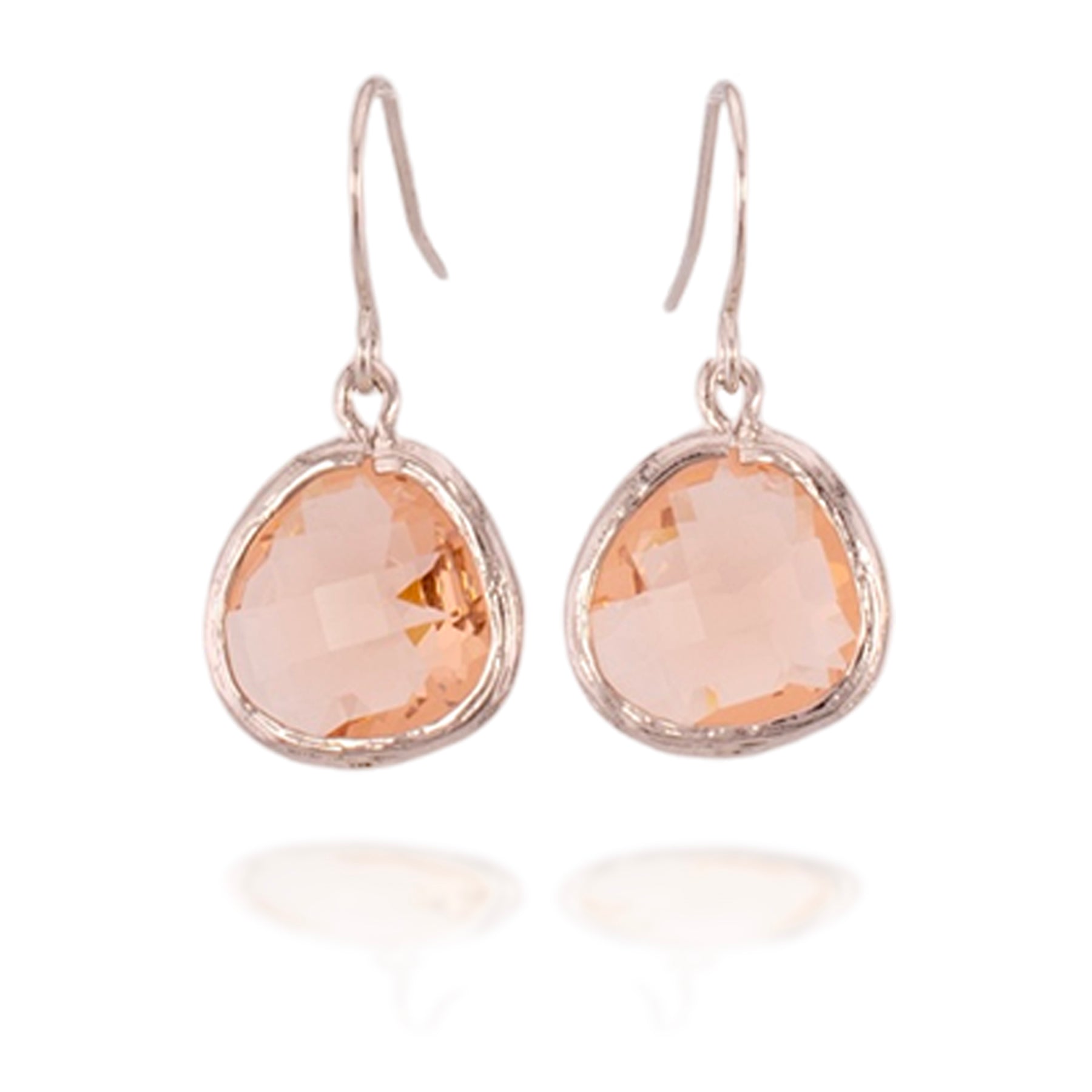 Peach Champagne Earrings