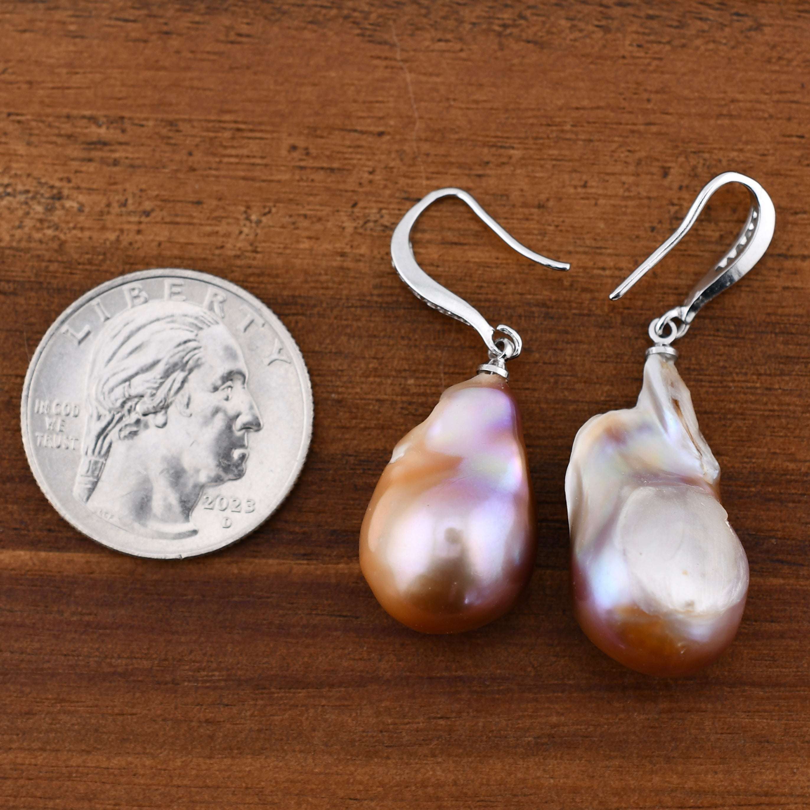 Chunky Freshwater Pearl Earrings Harold & Hazel Harold & Hazel