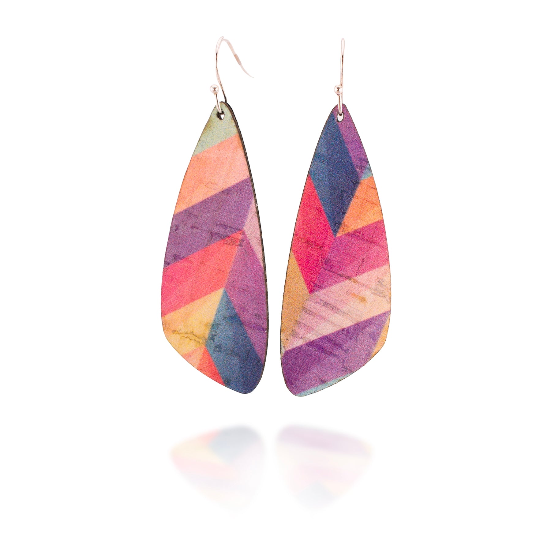 Herringbone Cork Earrings