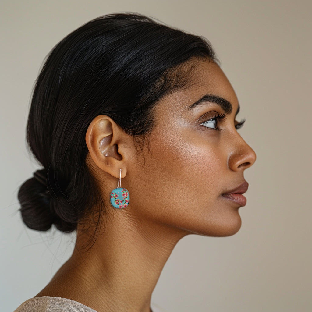 Cherry Blossom Kimono Earrings