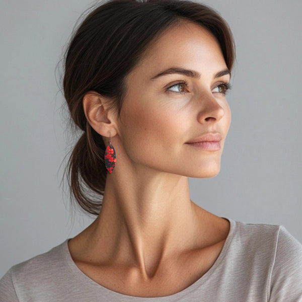 Dark Blossom Earrings