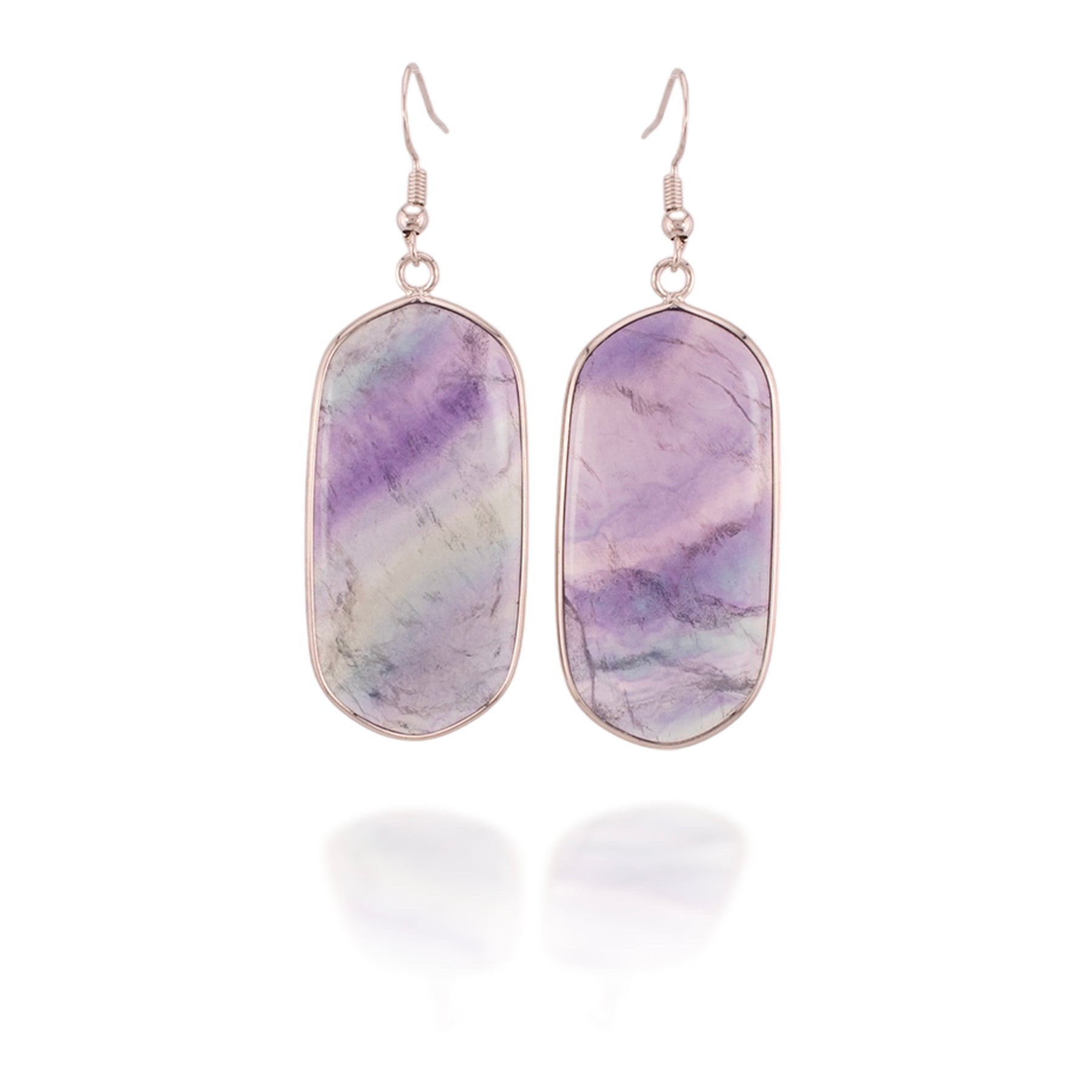 Fluorite Dangle Earrings