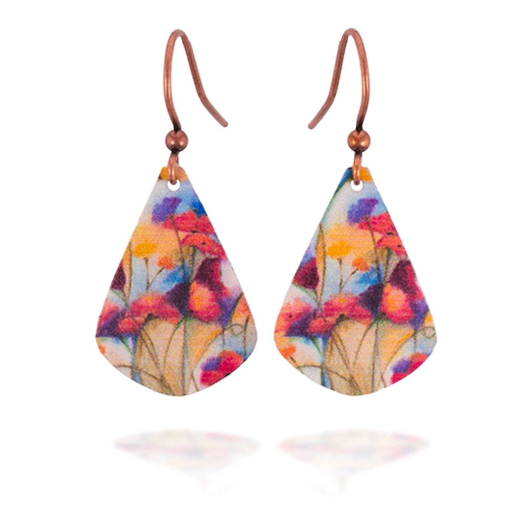 Fiesta Floral Earrings Illustrated Light & DC Designs Harold & Hazel