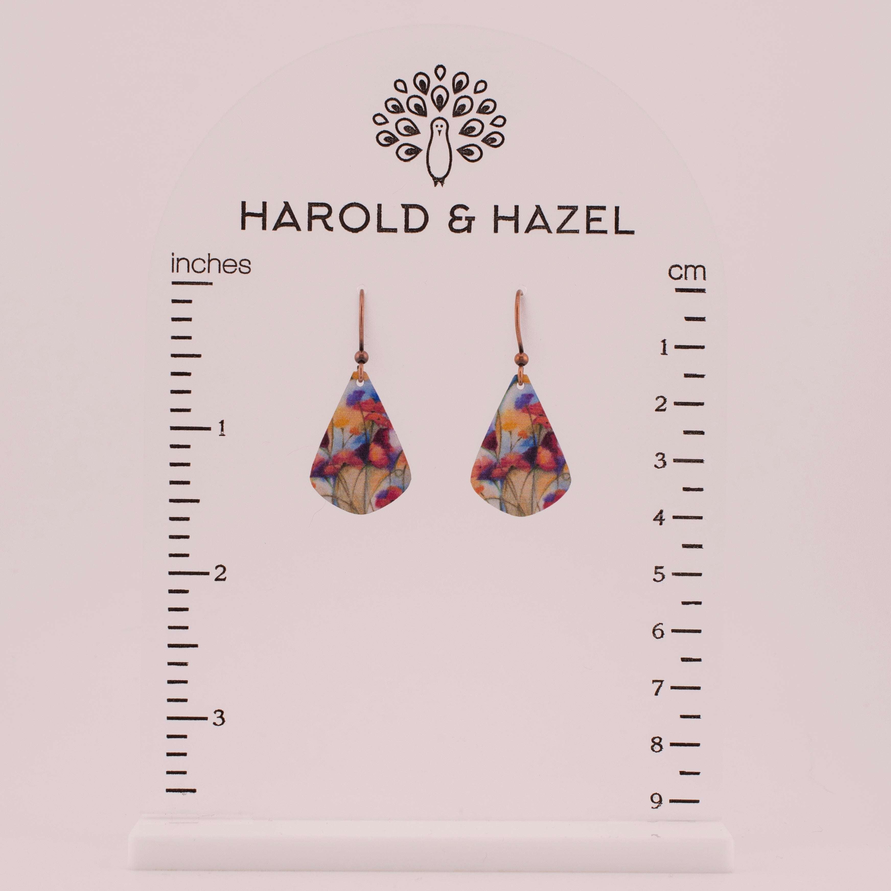 Fiesta Floral Earrings Illustrated Light & DC Designs Harold & Hazel