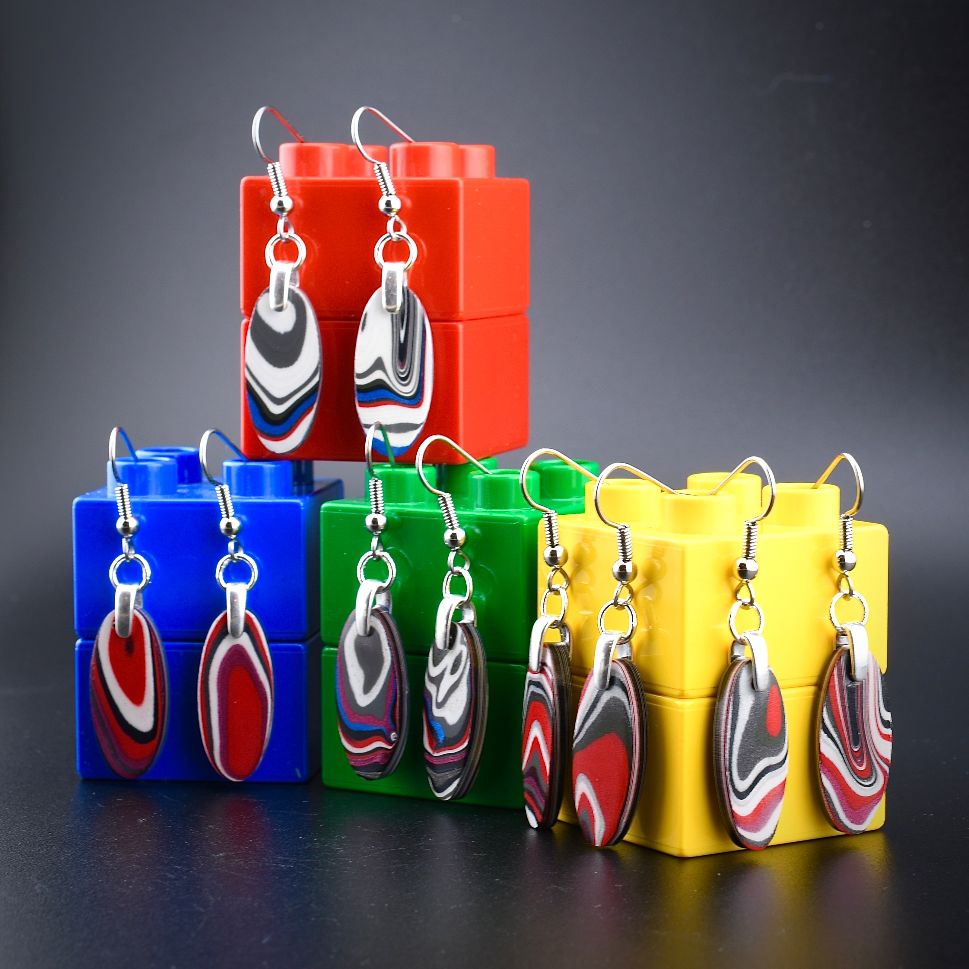 Fordite Earrings