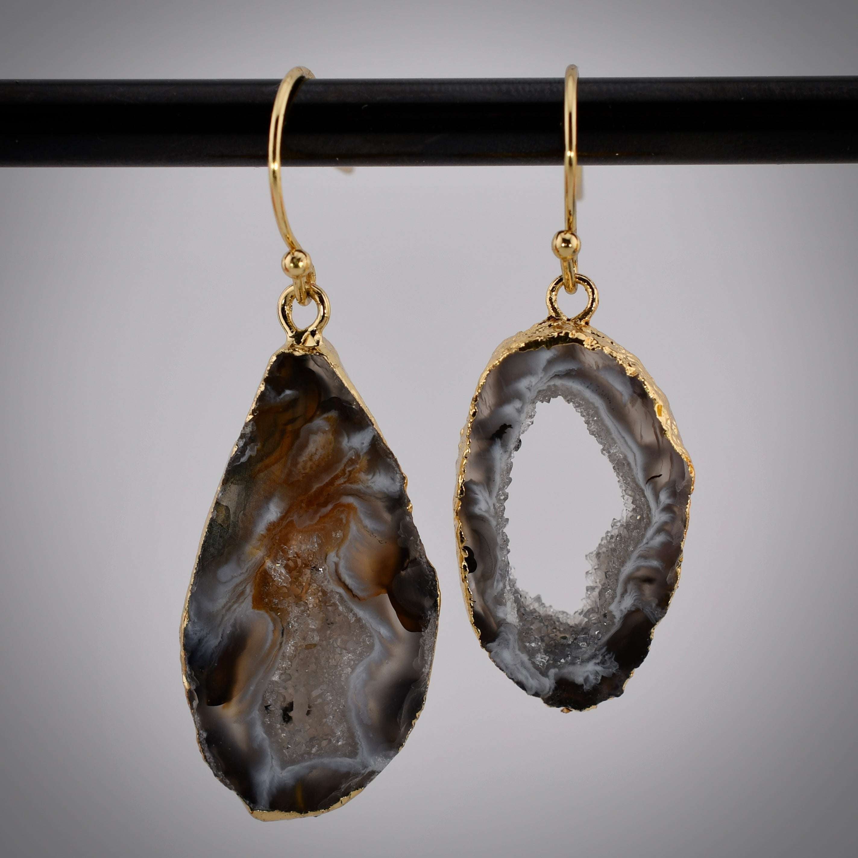 Geode Slice Earrings Harold & Hazel Harold & Hazel