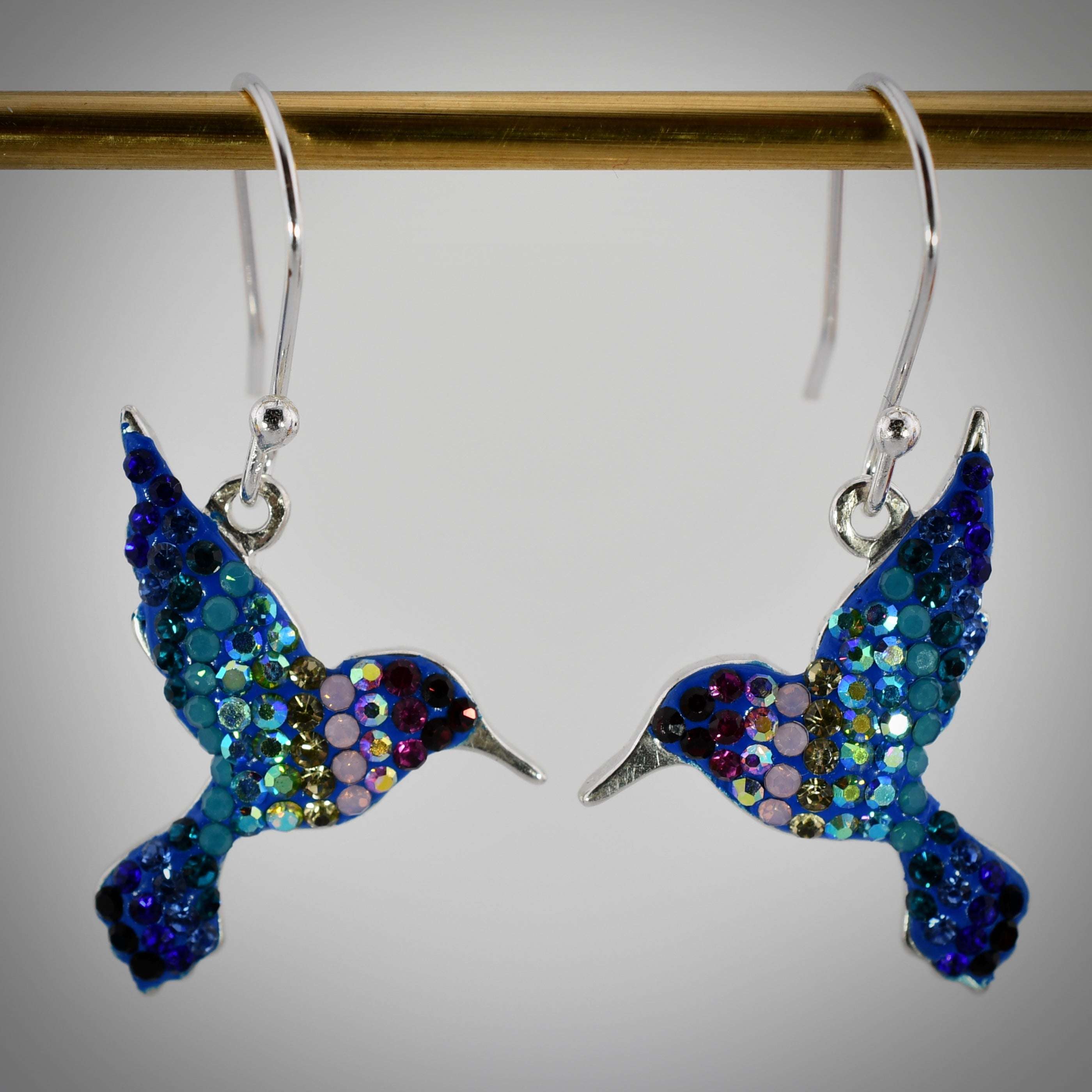 Hummingbird Earrings (Aurora) Mosaico Jewels Harold & Hazel