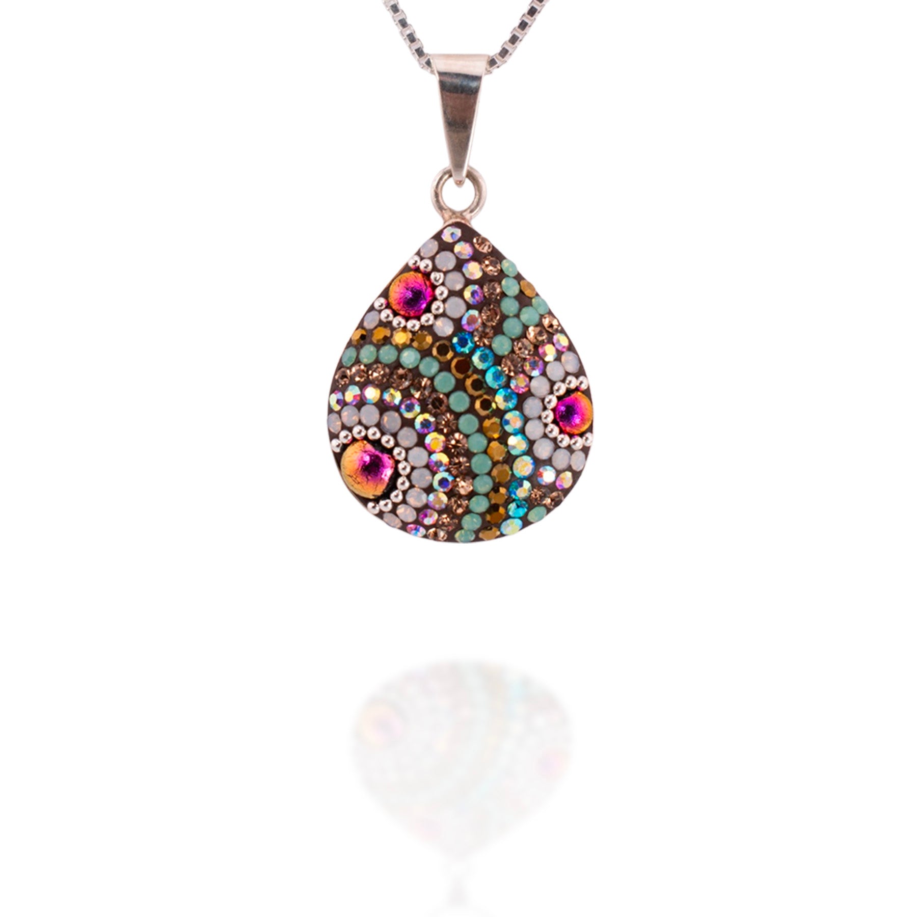 Mini Radiant Pear Necklace (Rose Dew)