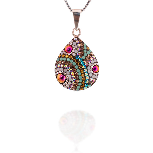 Mini Radiant Pear Necklace (Rose Dew)