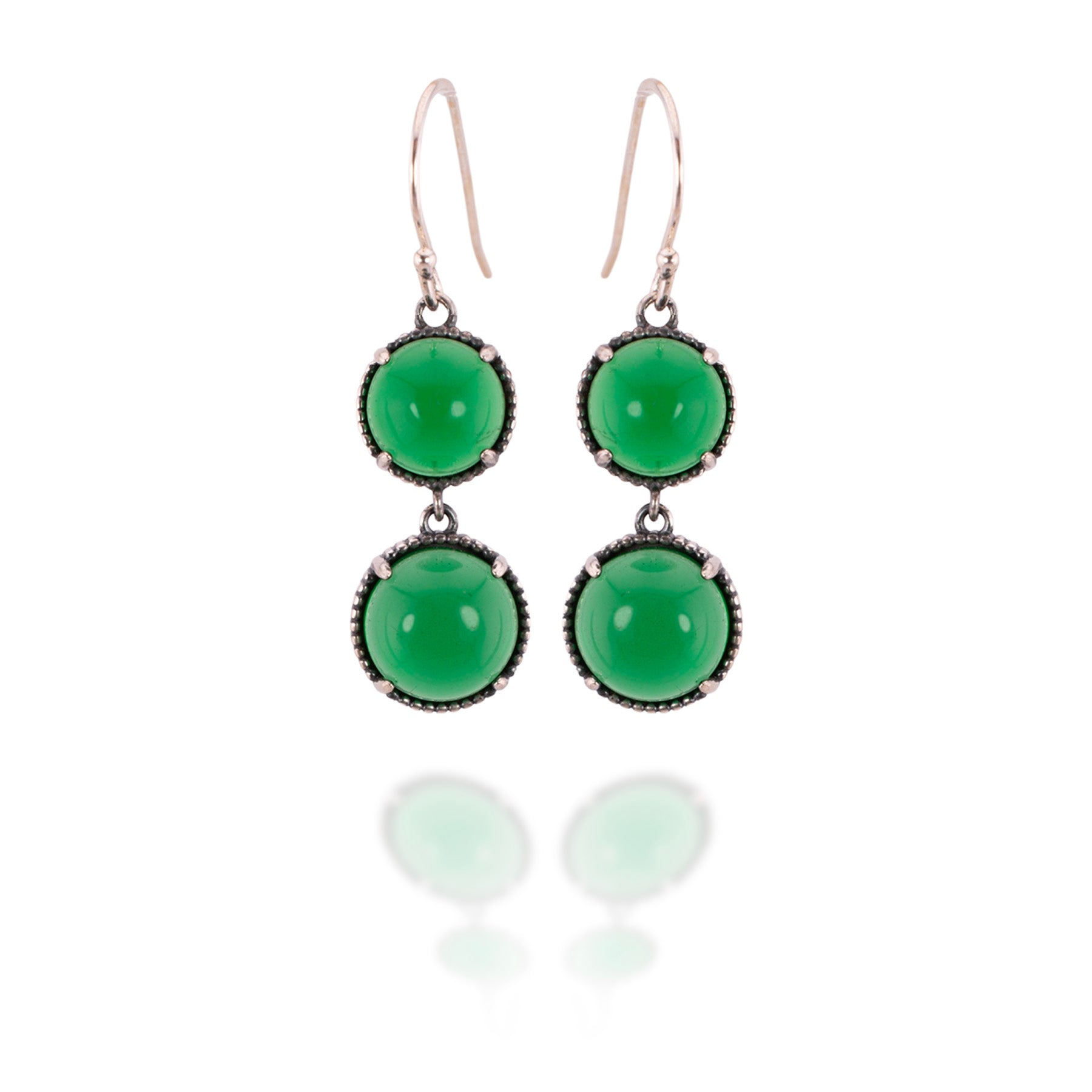 Double Take Earrings (Bottle Green) ♻️