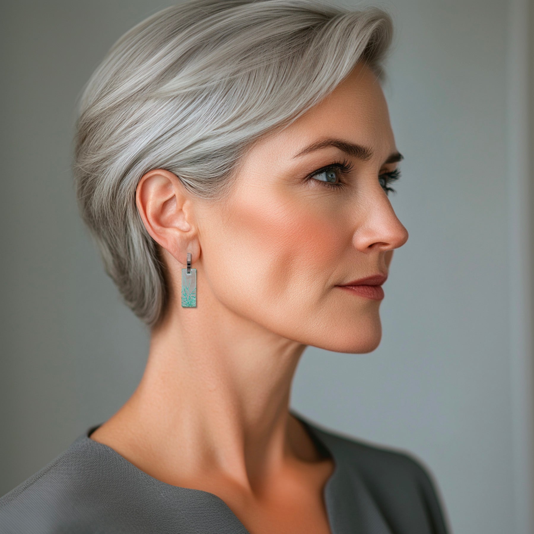 Glass Ceiling Earrings ♻️