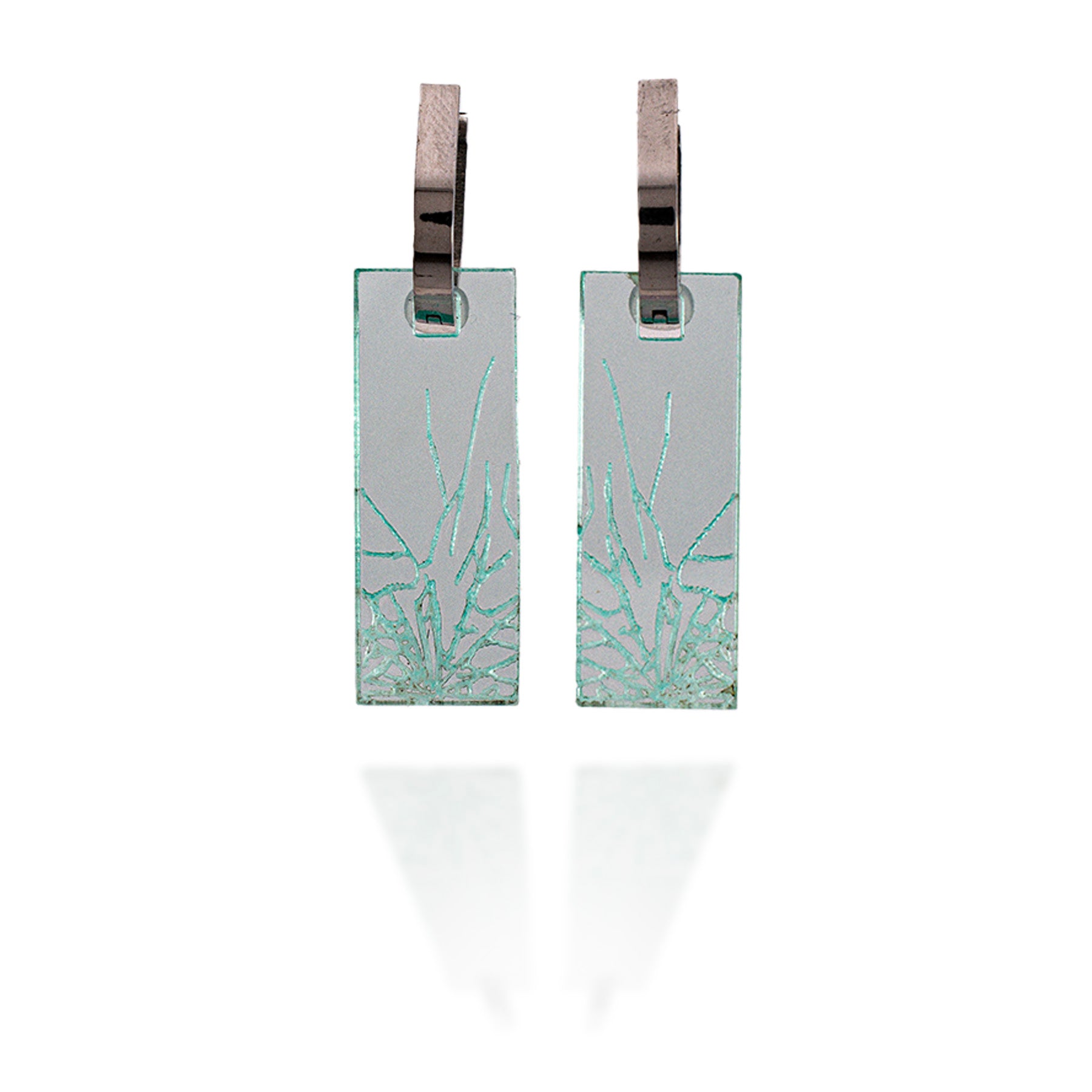 Glass Ceiling Earrings ♻️