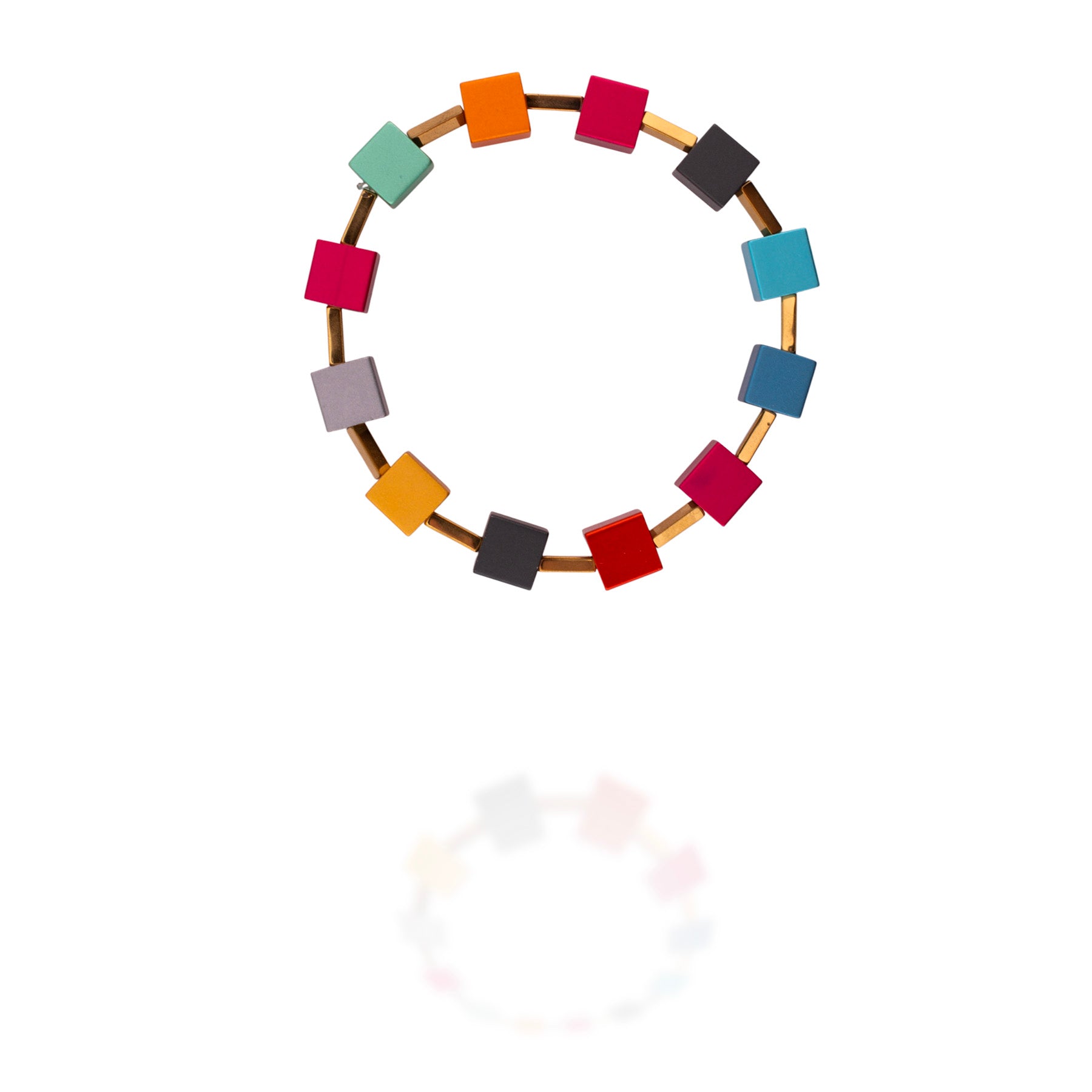 Cube Bracelet (Tomato)