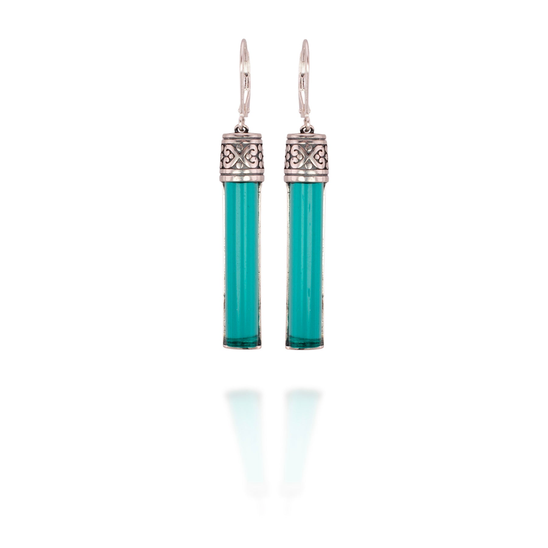 Bottoms Up Earrings (Aqua) ♻️