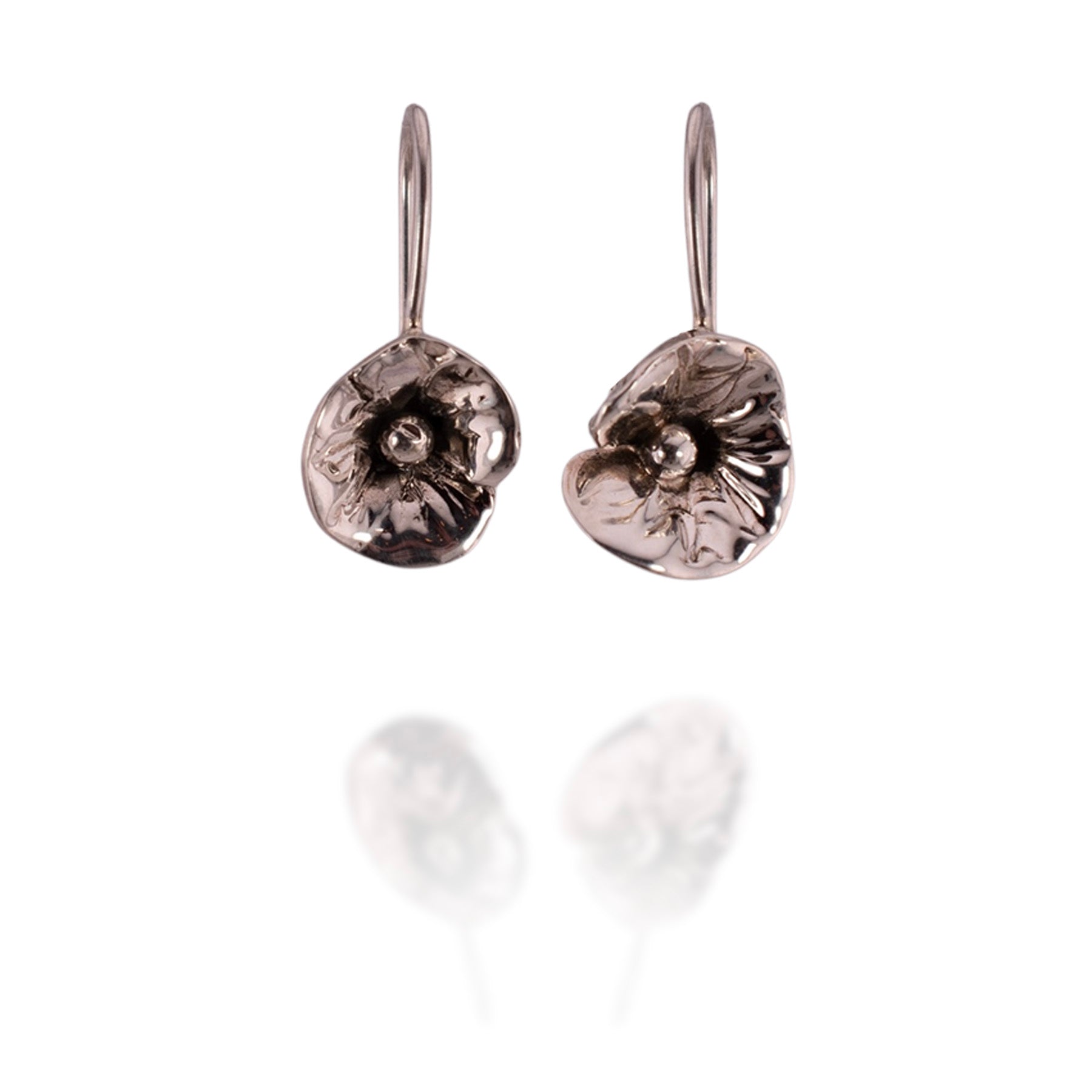 Poppy Drops Earrings (Sterling Silver)