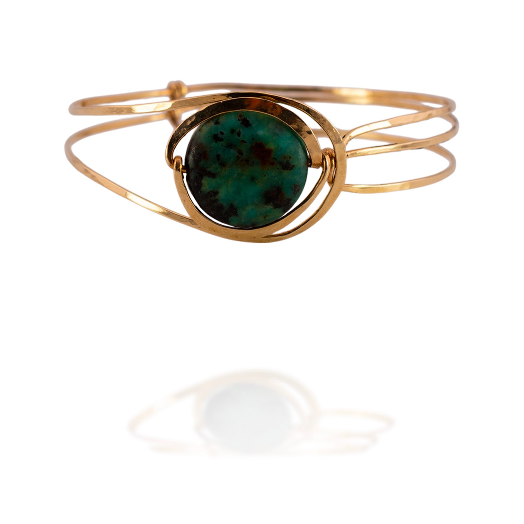 Turquoise Moon Cuff