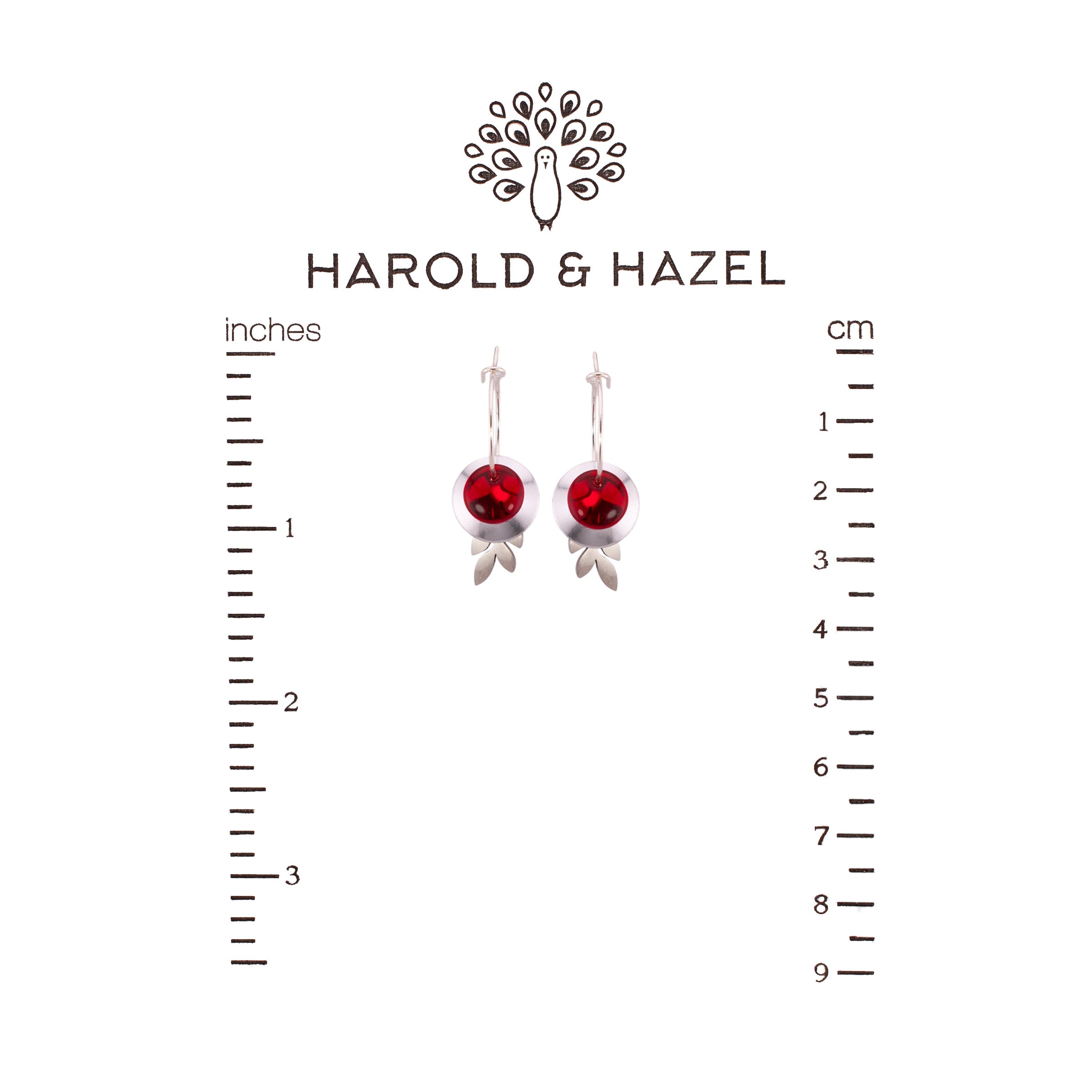 Bead Stackers Interchangeable Earrings (Leaf)