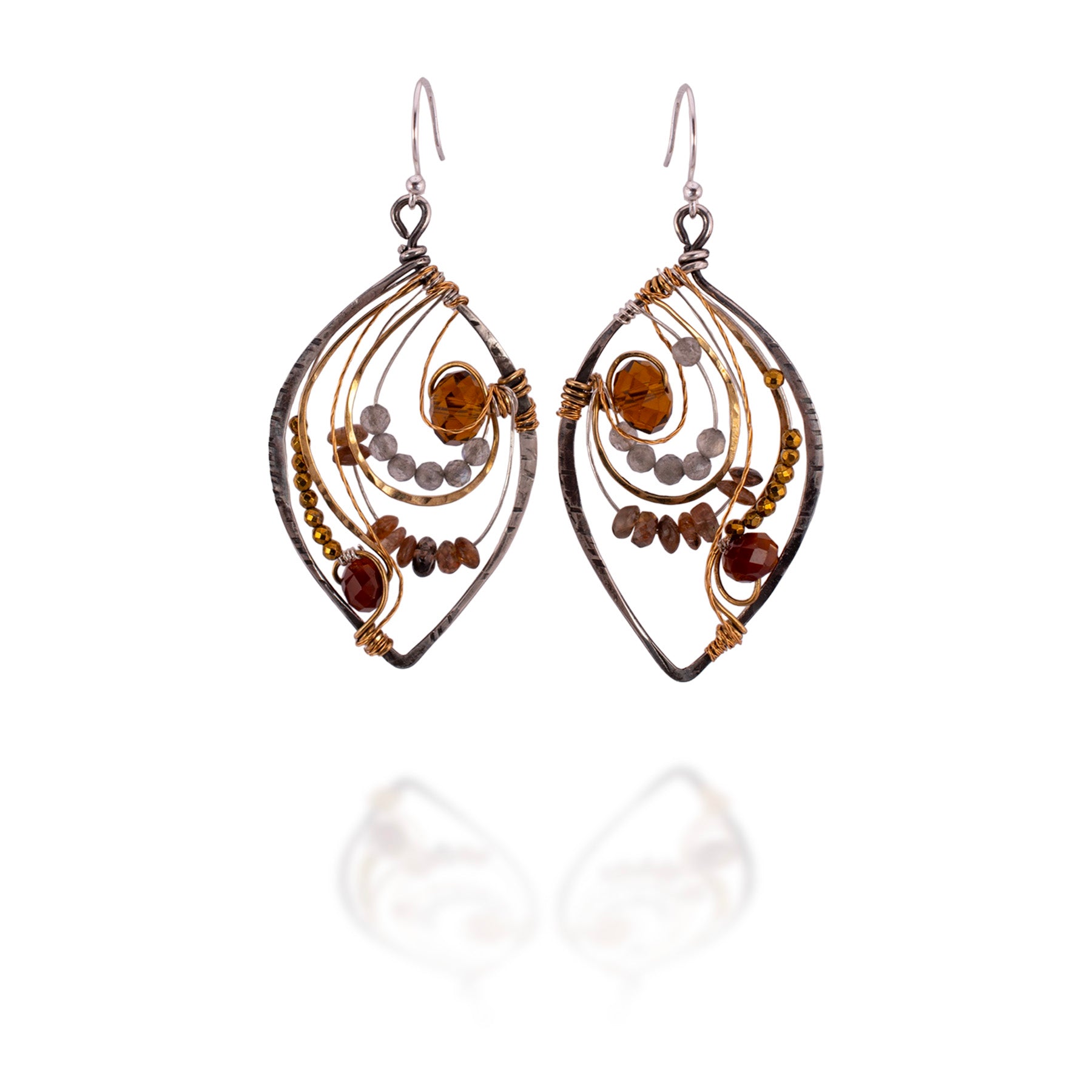 Ember Leaf Earrings