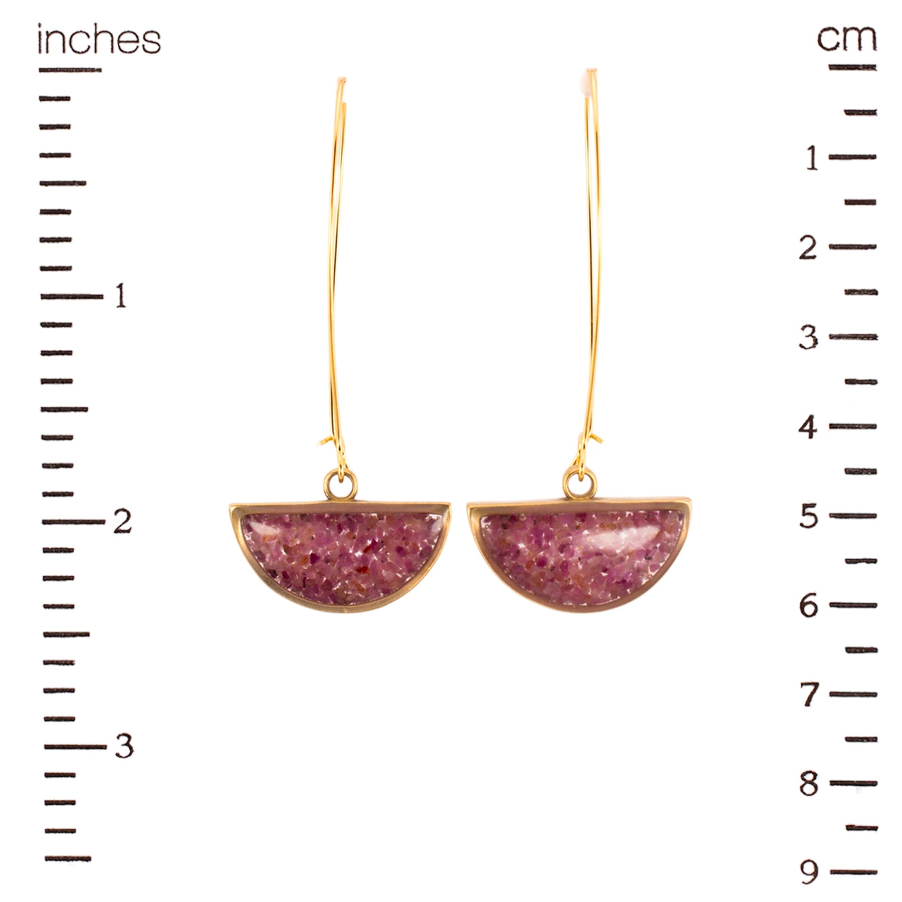 Eclipse Earrings (Ruby)