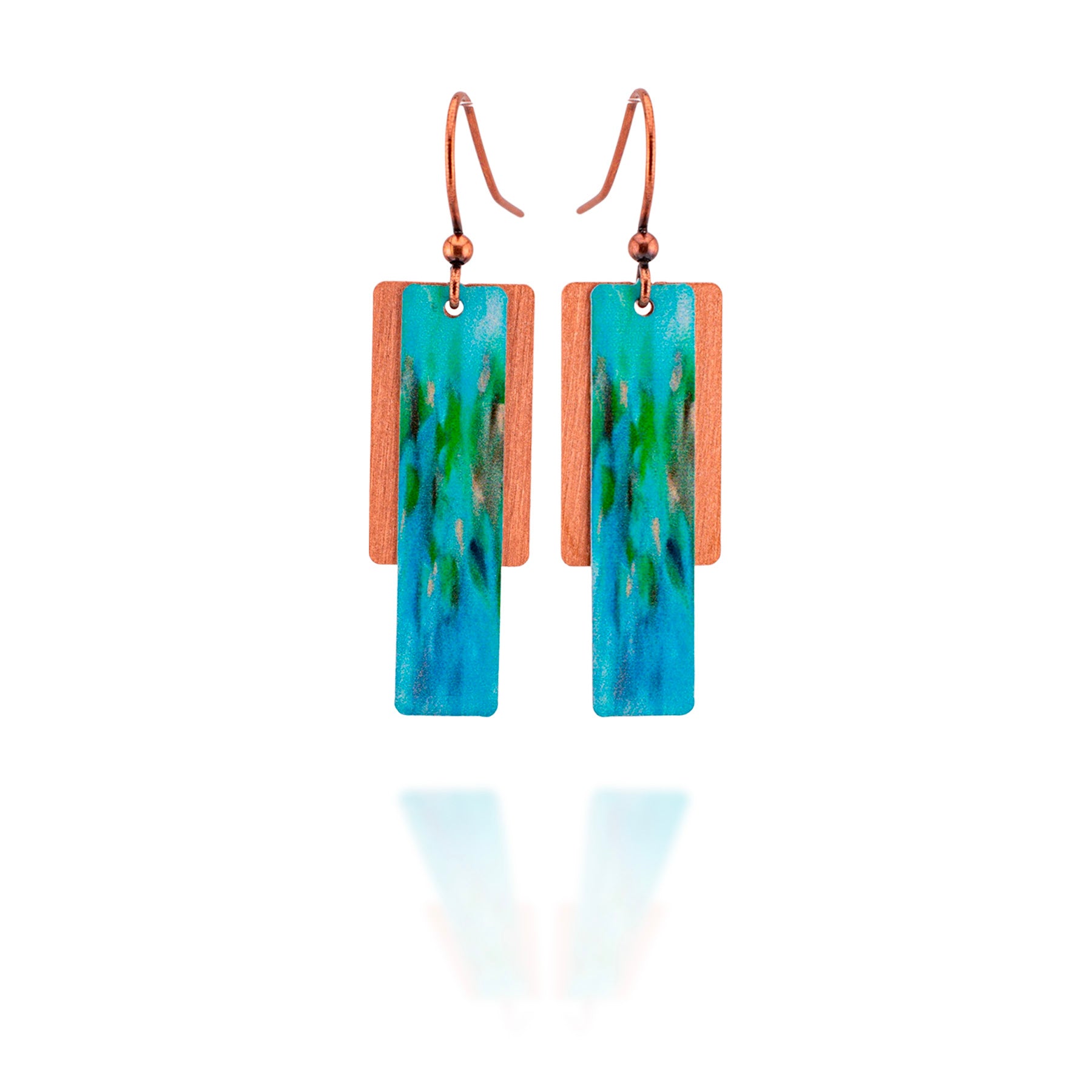 Aqua Current Earrings