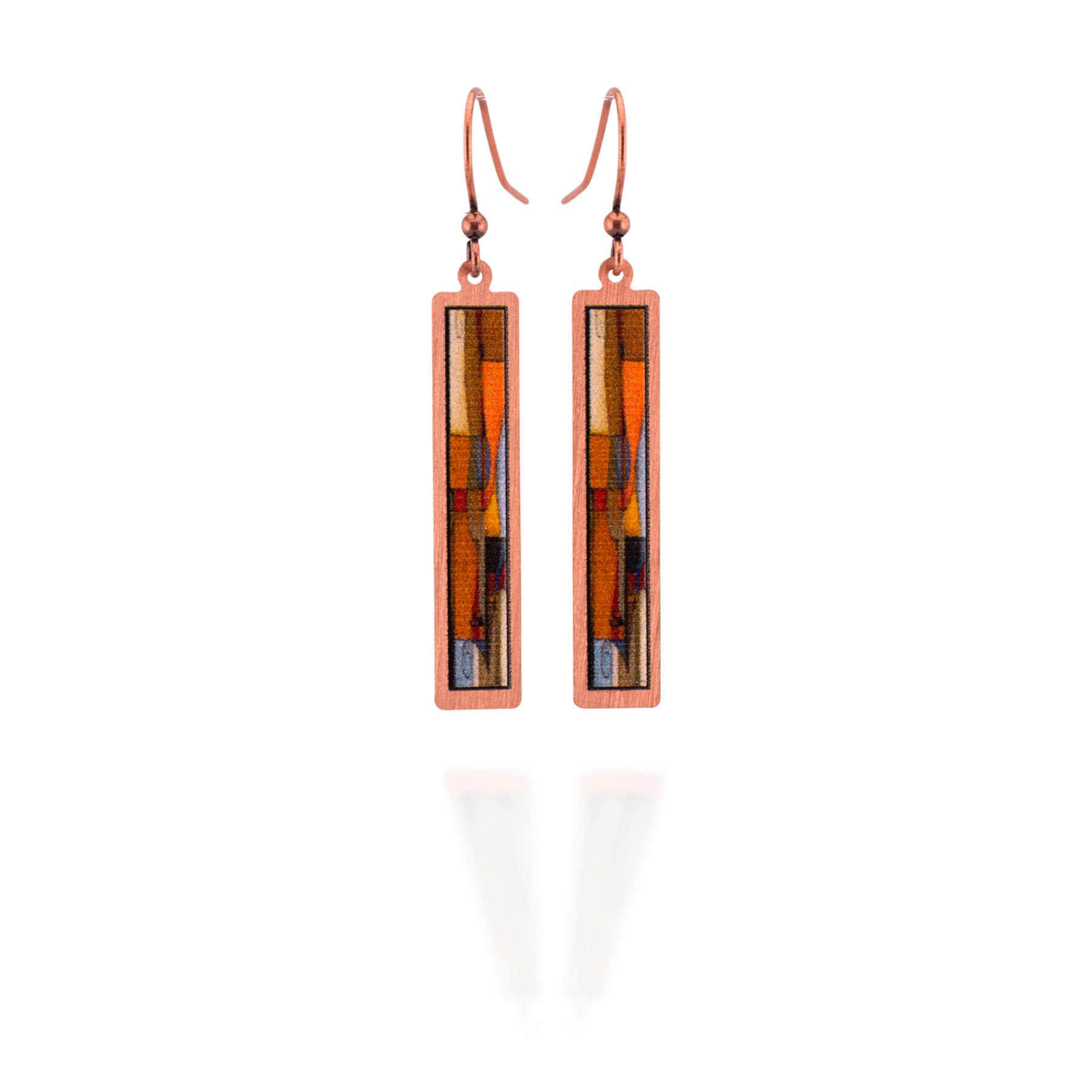 Composition in Ochre Earrings