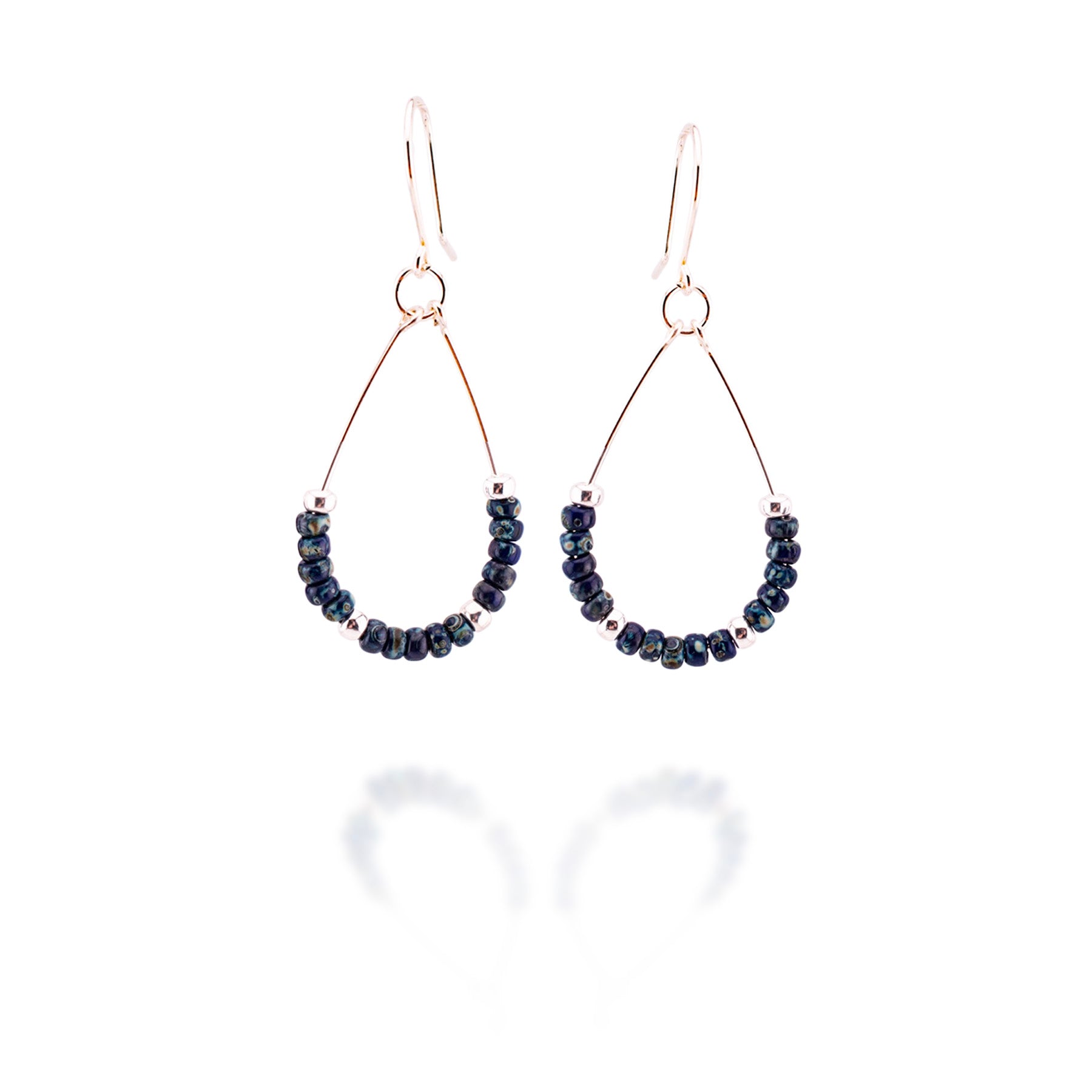 Riverbend Earrings (Deep Blue)