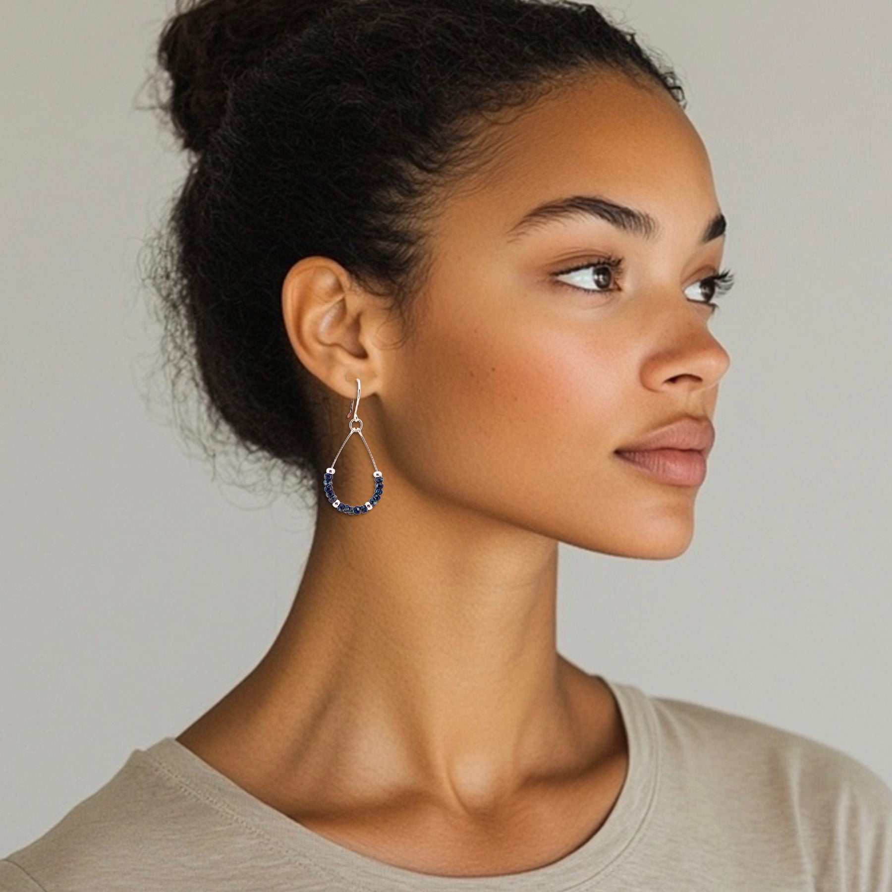 Riverbend Earrings (Deep Blue)