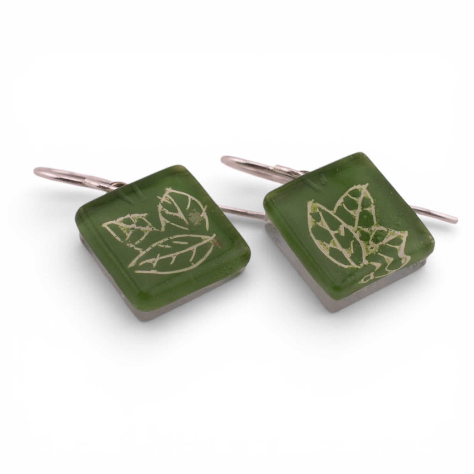 Pinnate Square Earrings