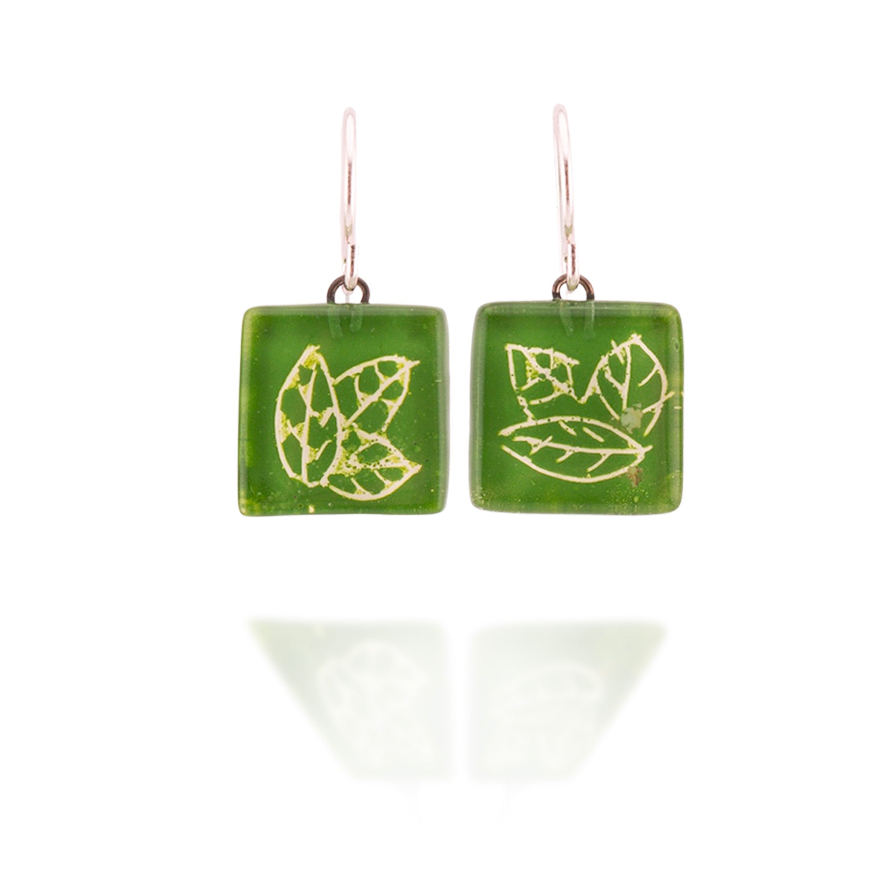 Pinnate Square Earrings