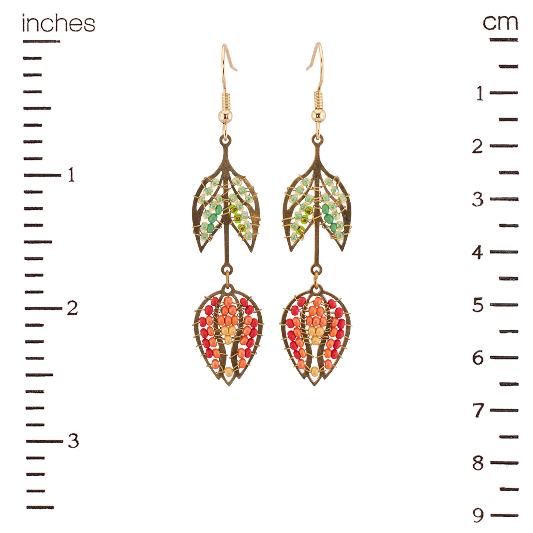 Windflower Earrings (Sunset Bloom)