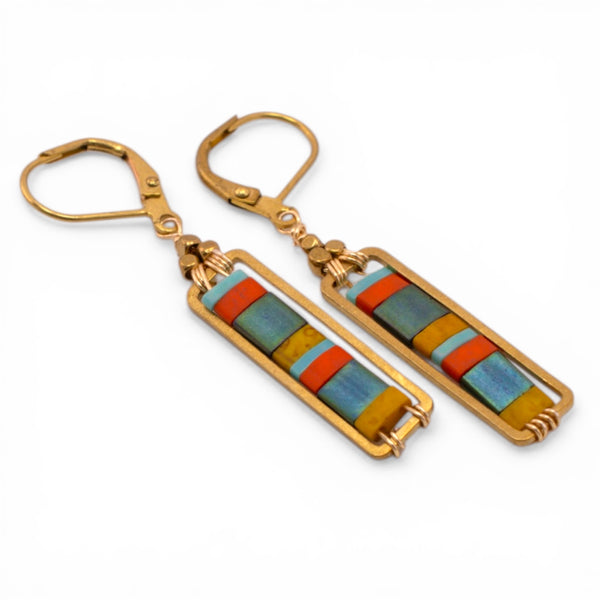 Skyline Bar Earrings (Festival)