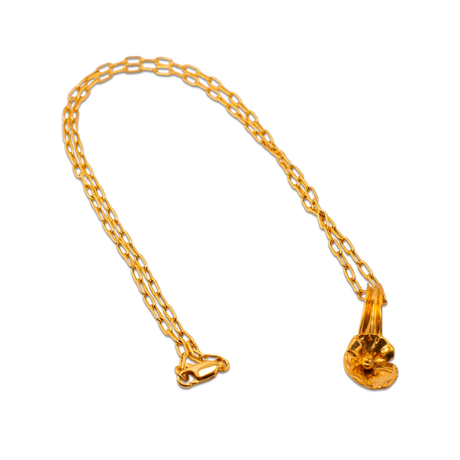 Poppy Necklace (Gold Plate)