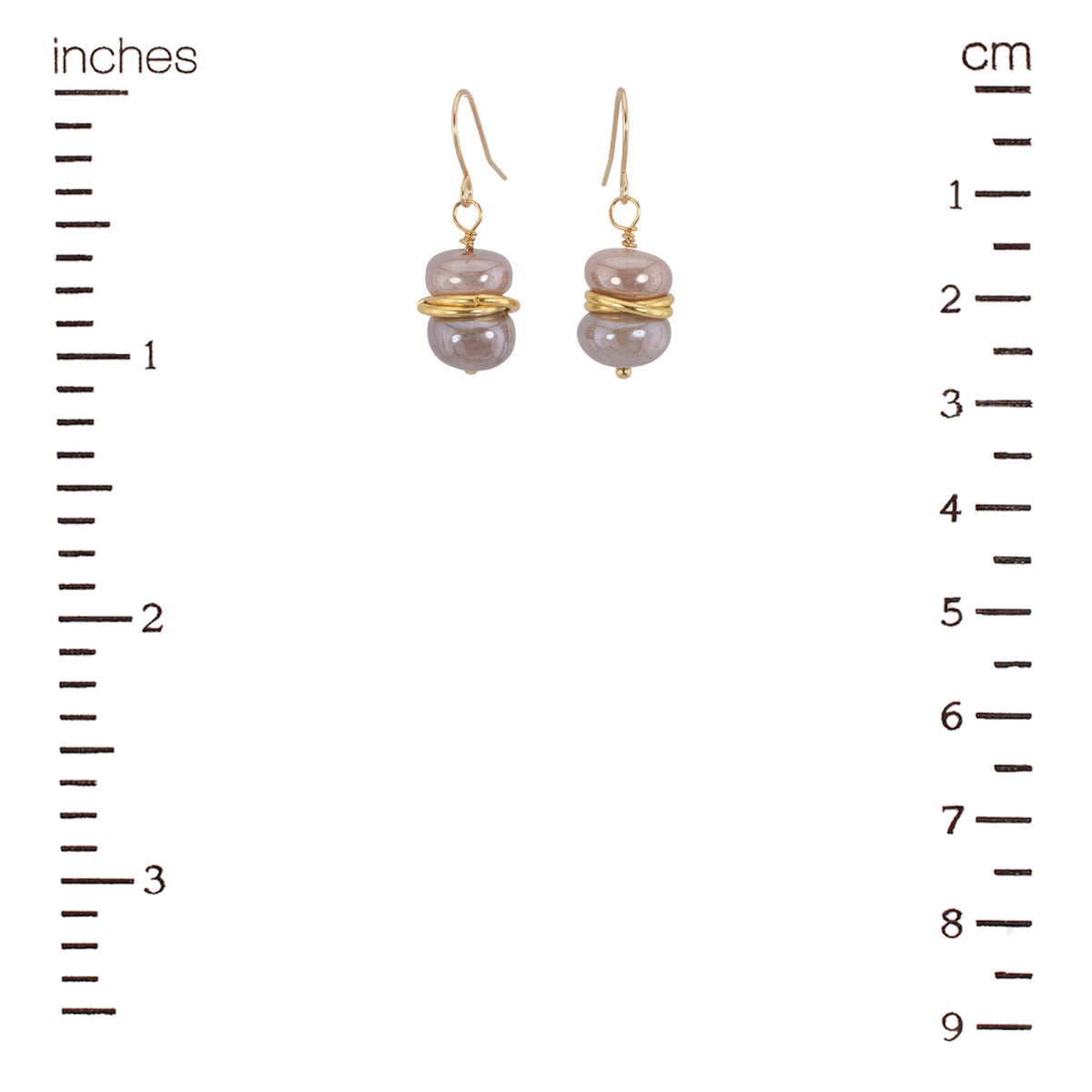 Rose Fog Earrings