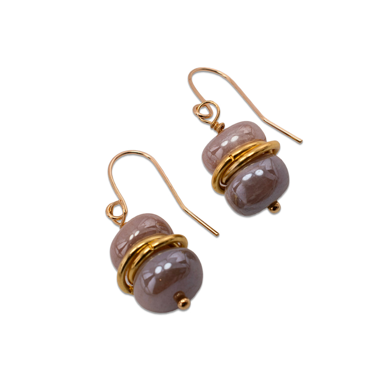 Rose Fog Earrings