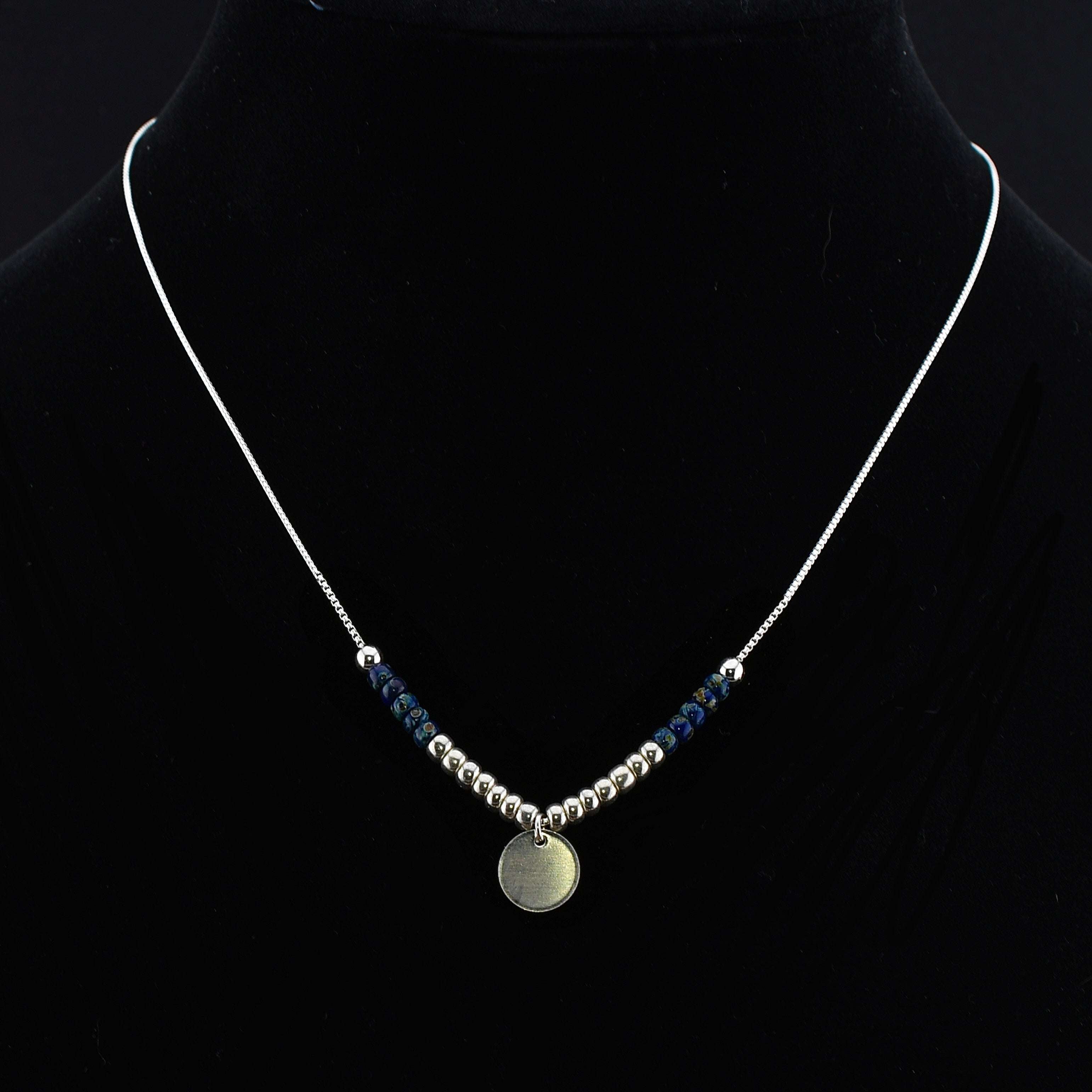 Indigo Sterling Silver Necklace Bijou by SAM Harold & Hazel