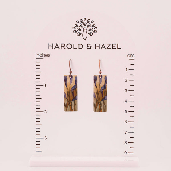 Purple Calla Lilies Earrings