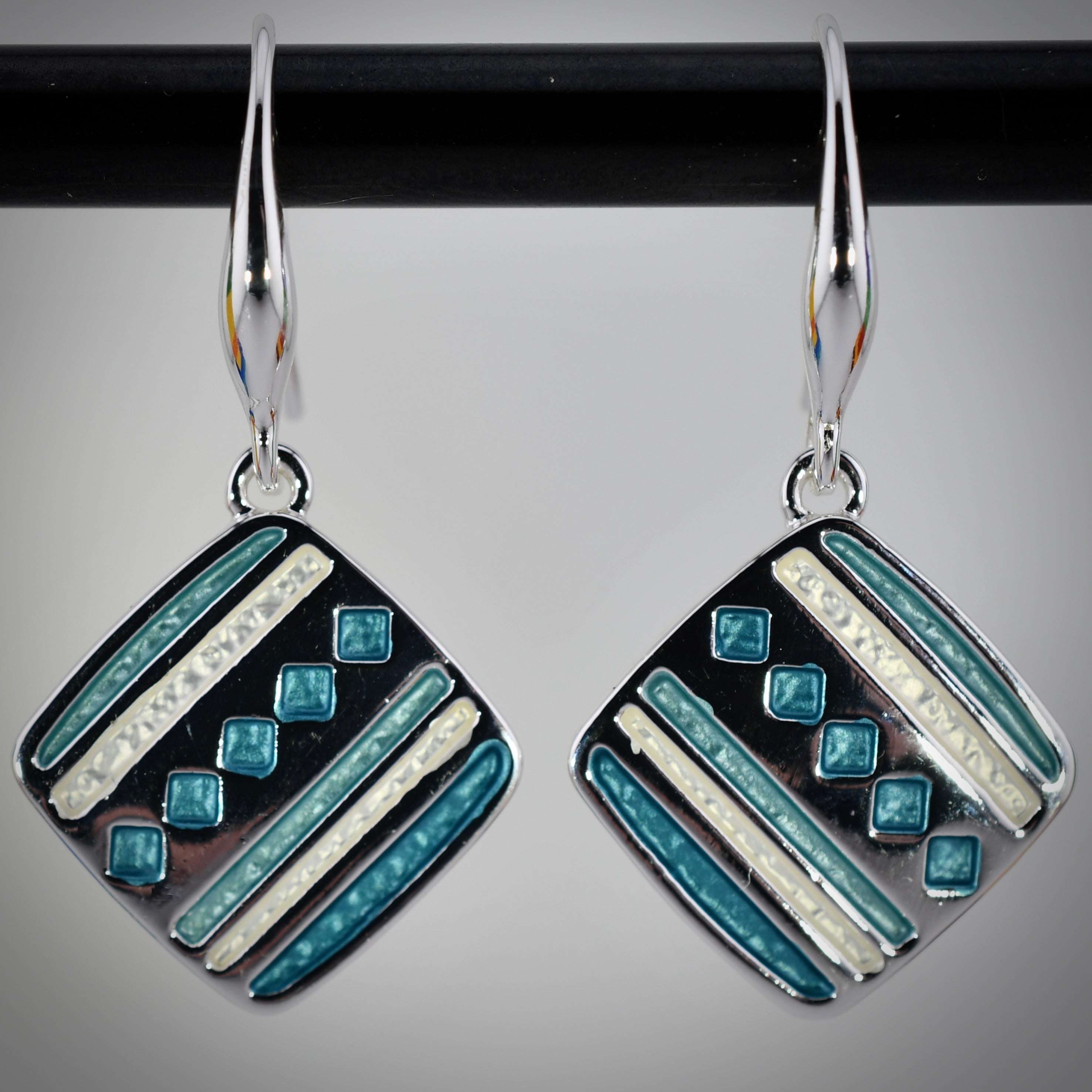 Quilt Square Earrings Origin Jewelry Harold & Hazel