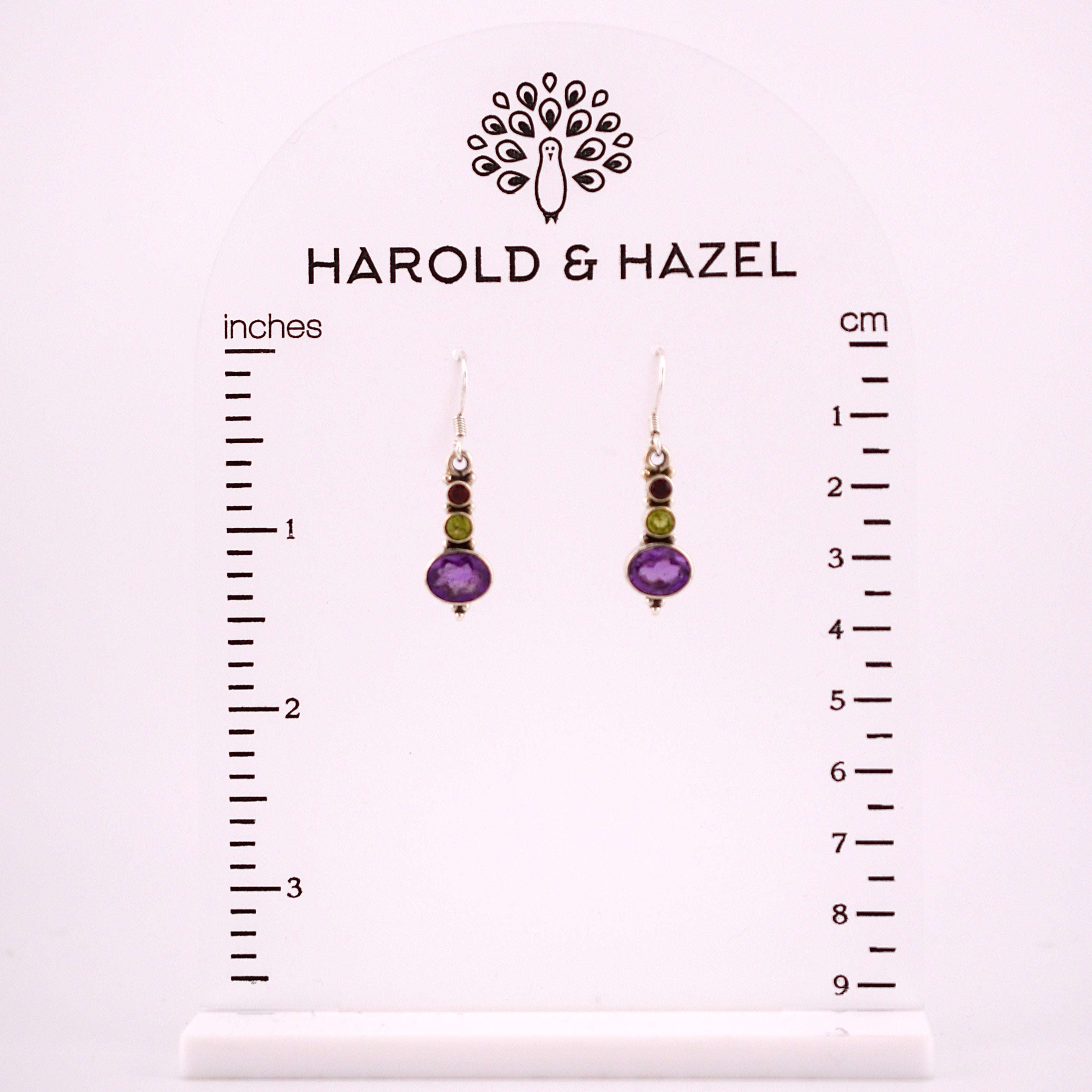 Tiered Amethyst Earrings Harold & Hazel Harold & Hazel