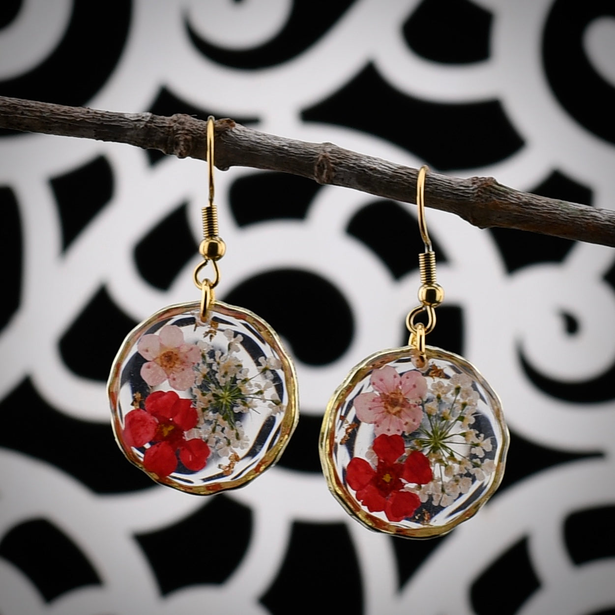 Flowers In My Window Earrings by Harold & Hazel