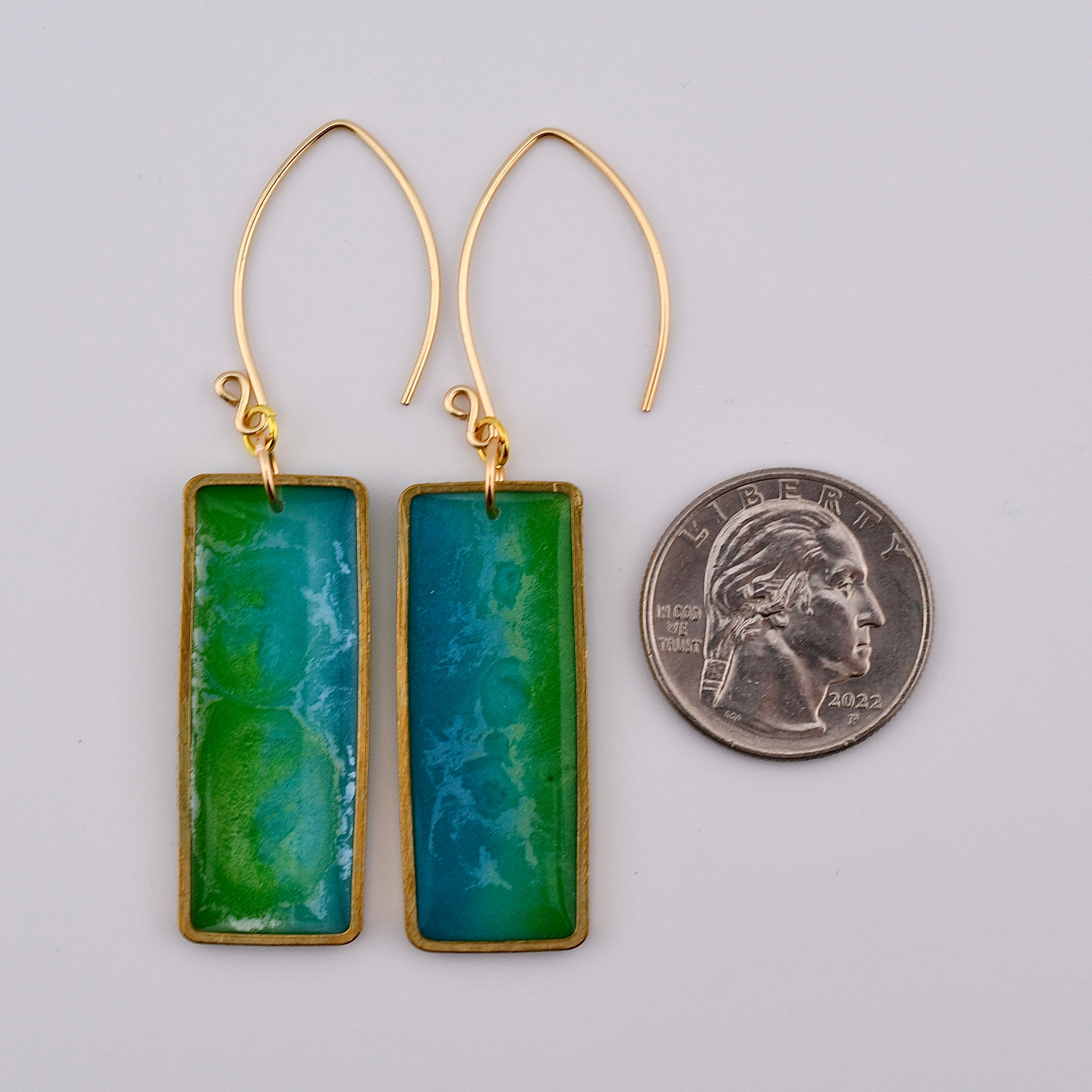 Hint of Spring Ombré Earrings