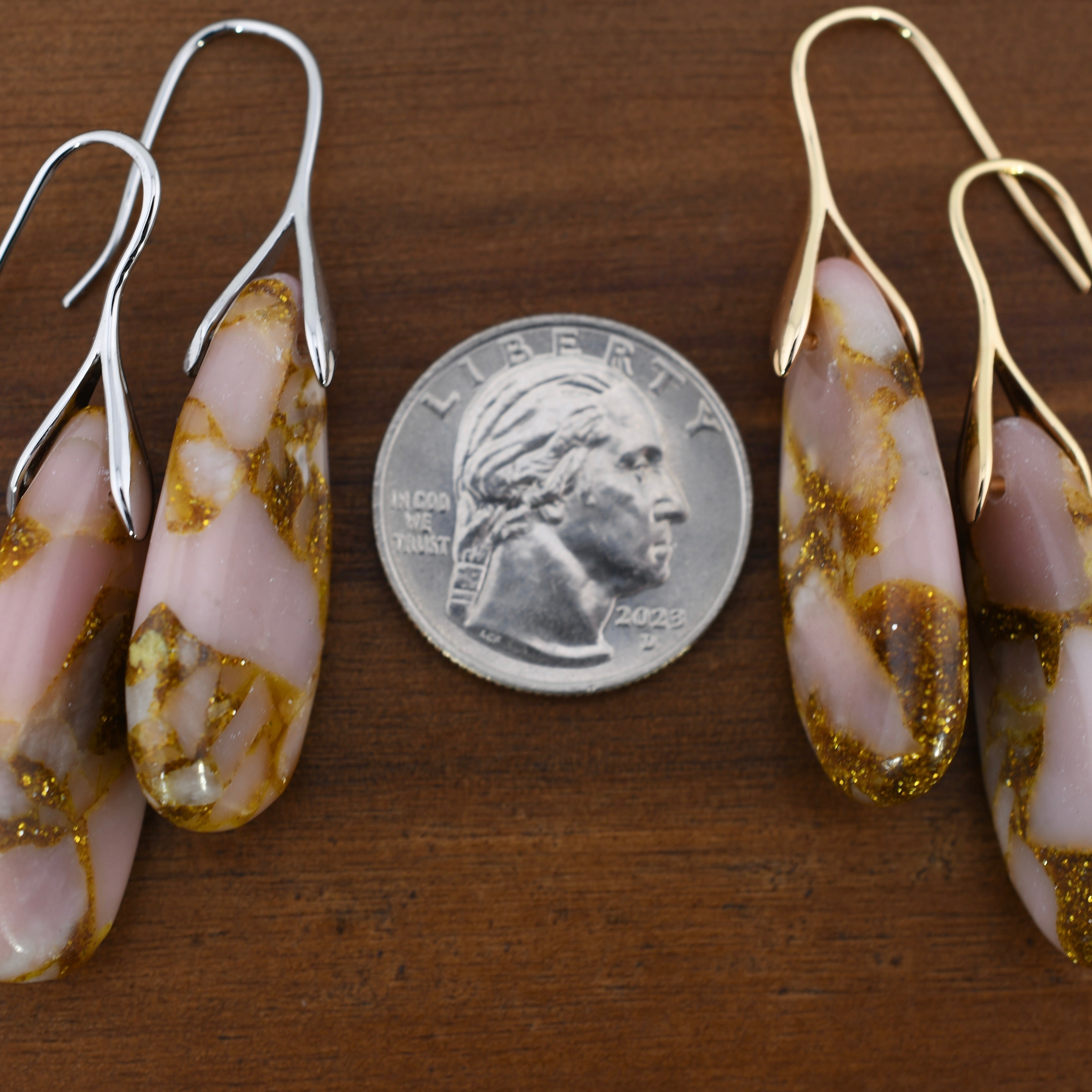 Jasper Teardrop Earrings by Harold & Hazel