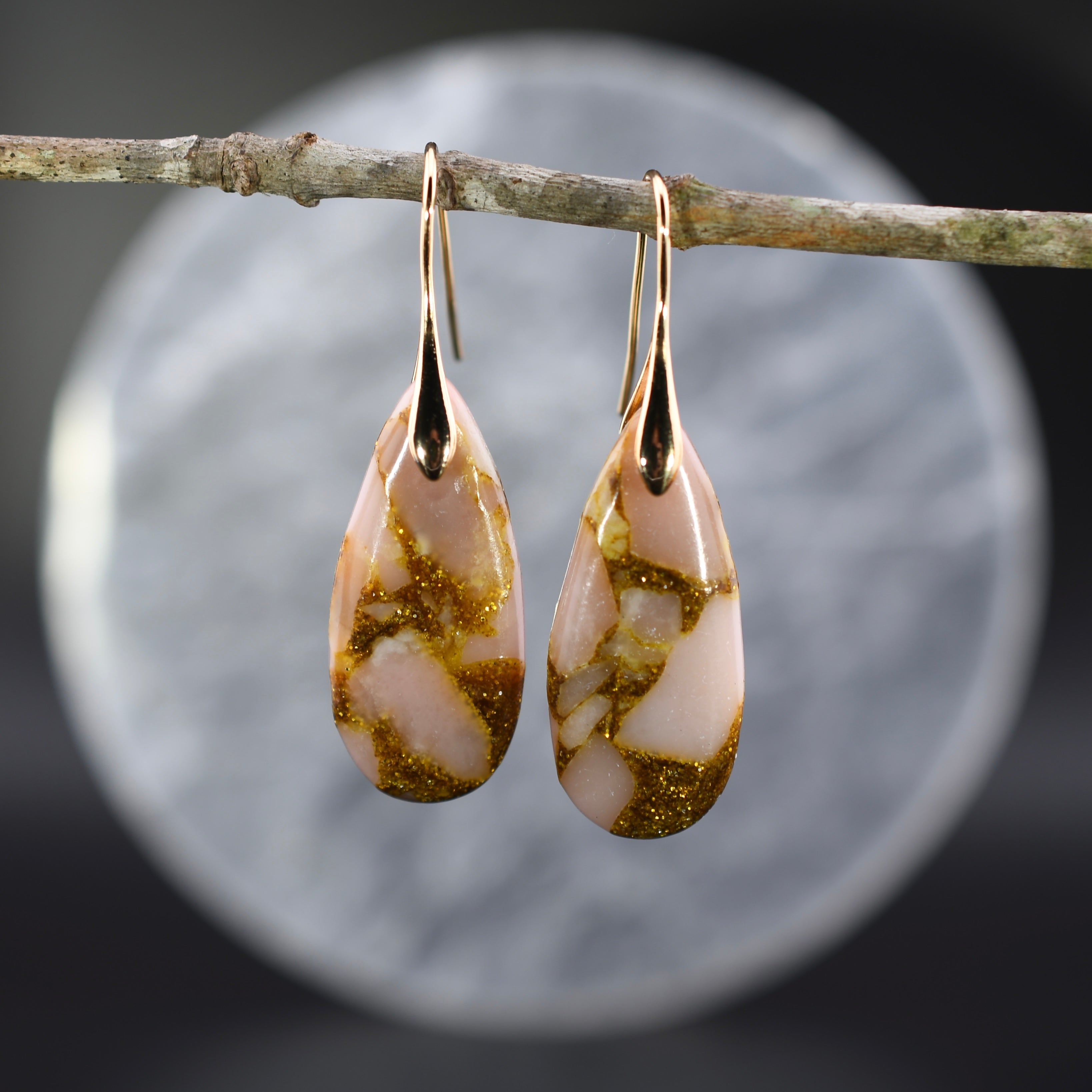 Jasper Teardrop Earrings by Harold & Hazel